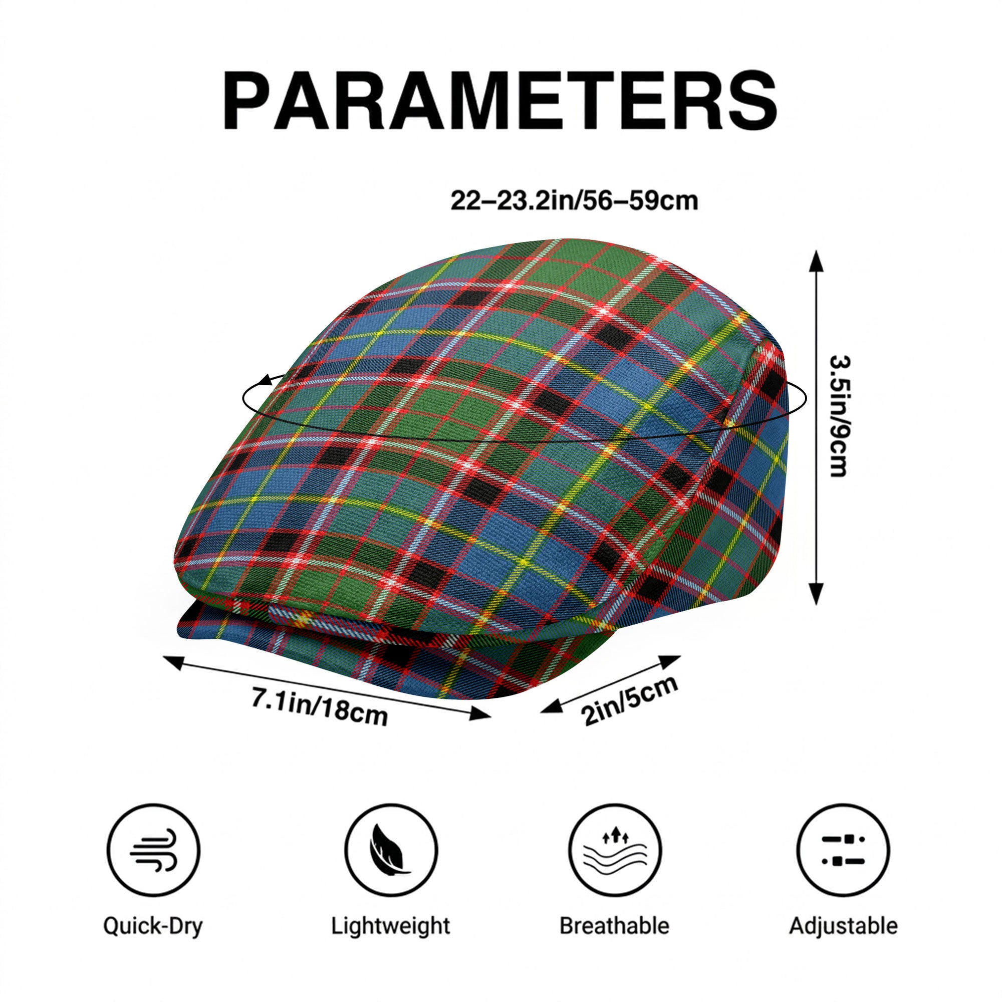 Aikenhead Tartan Flat Caps