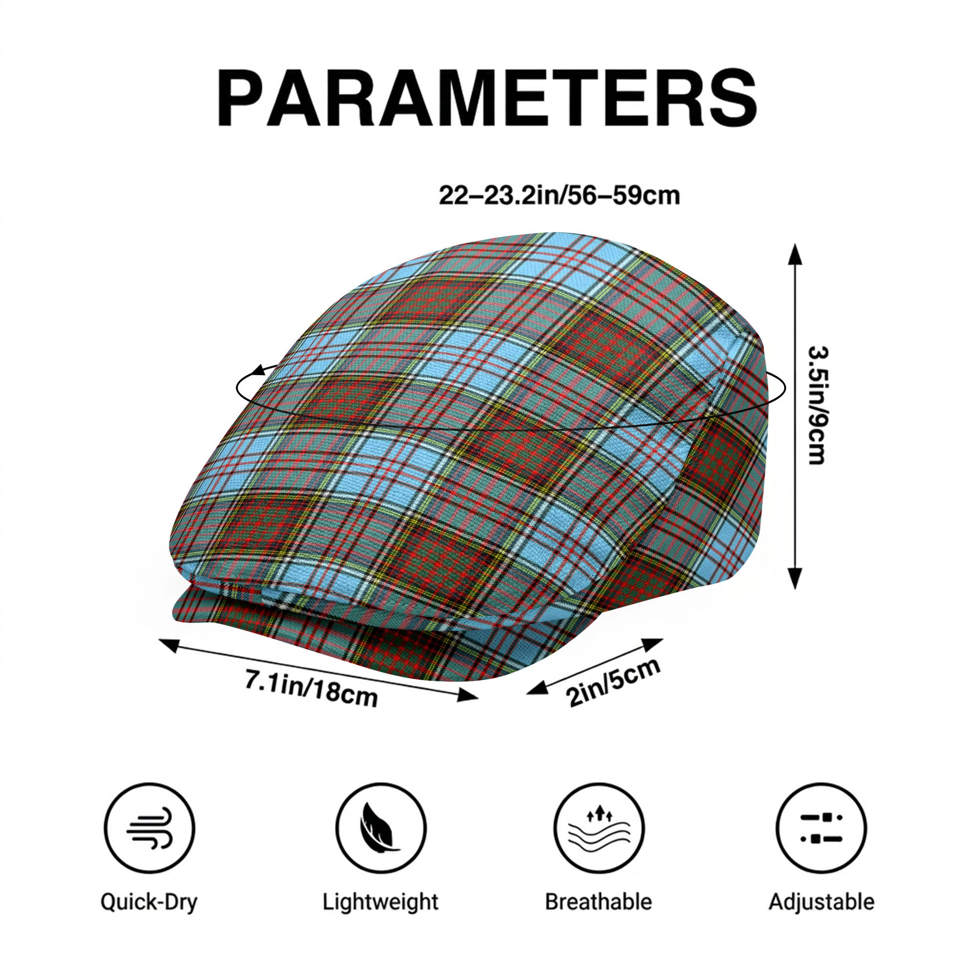 Anderson Ancient Tartan Flat Caps
