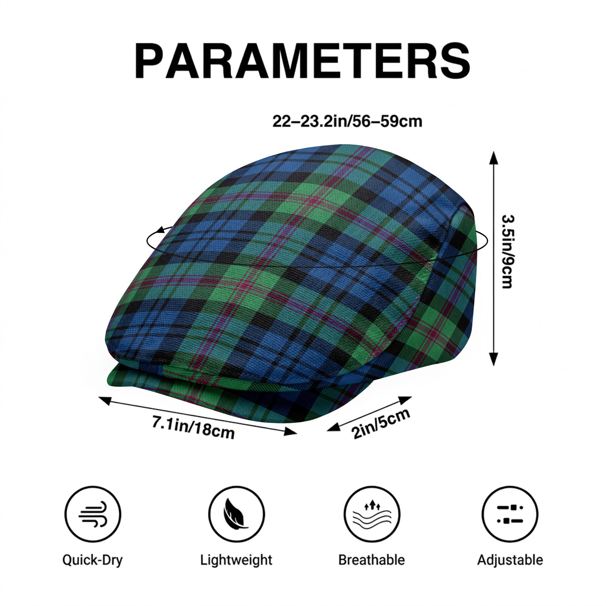 Baird Ancient Tartan Flat Caps