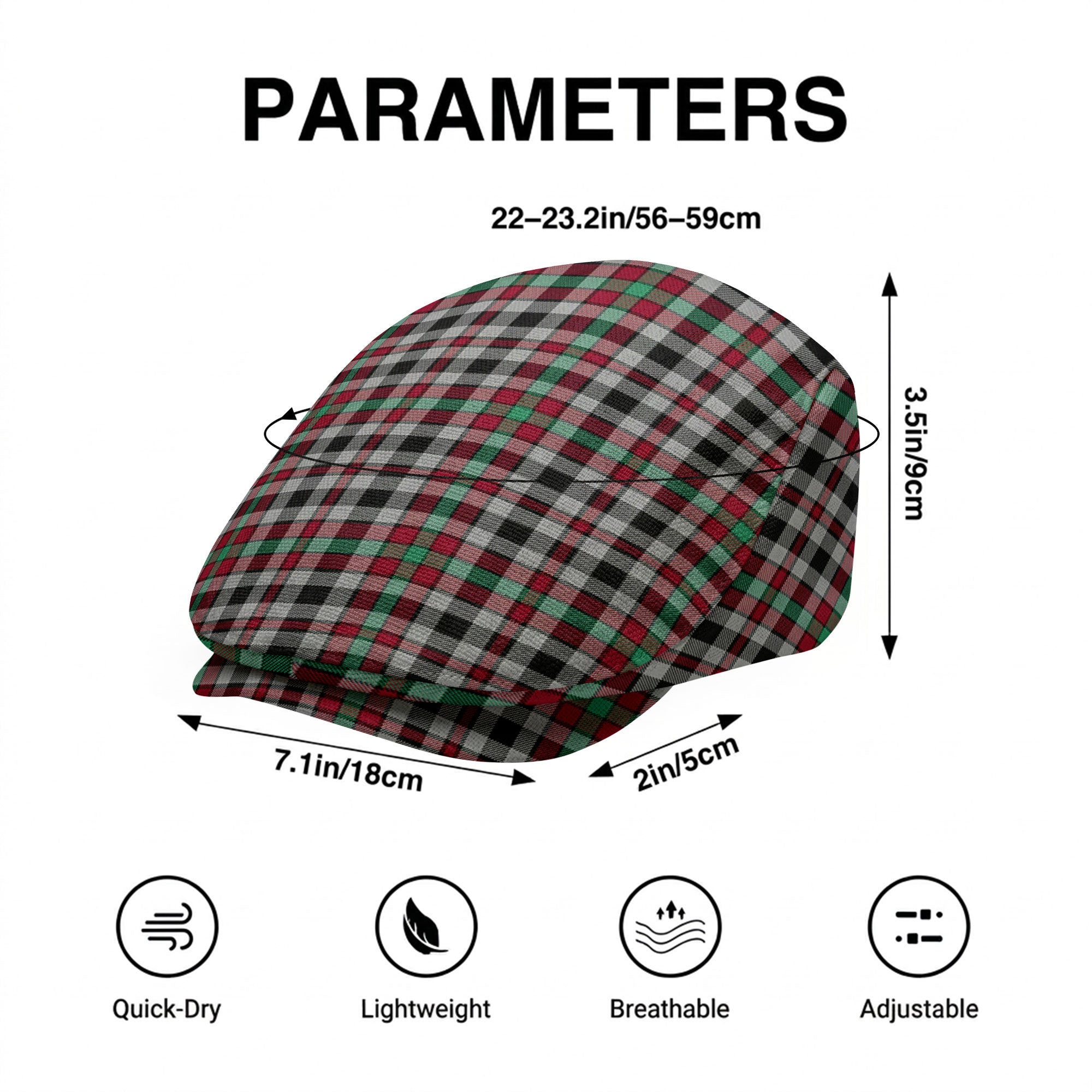 Borthwick Ancient Tartan Flat Caps