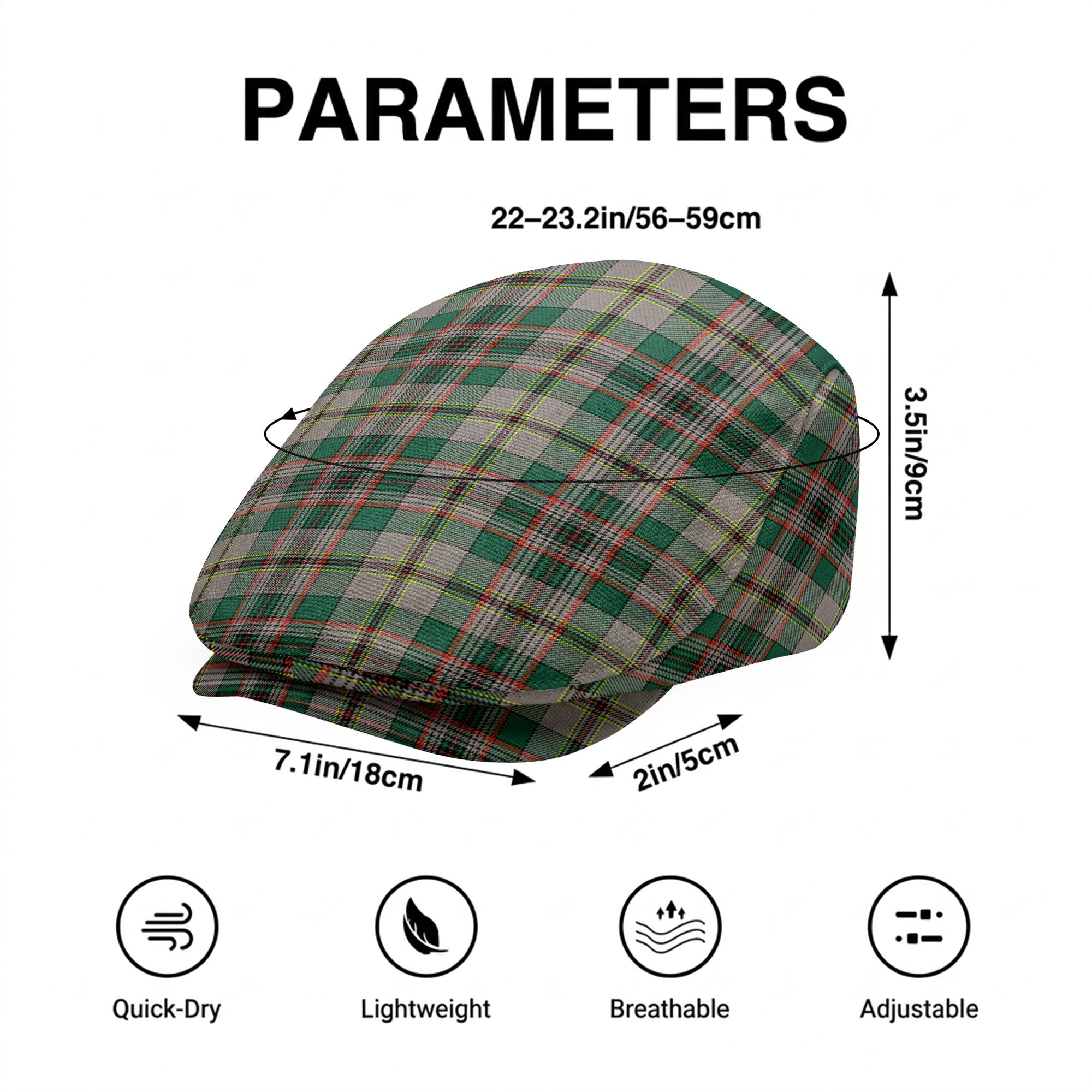 Craig Ancient Tartan Flat Caps