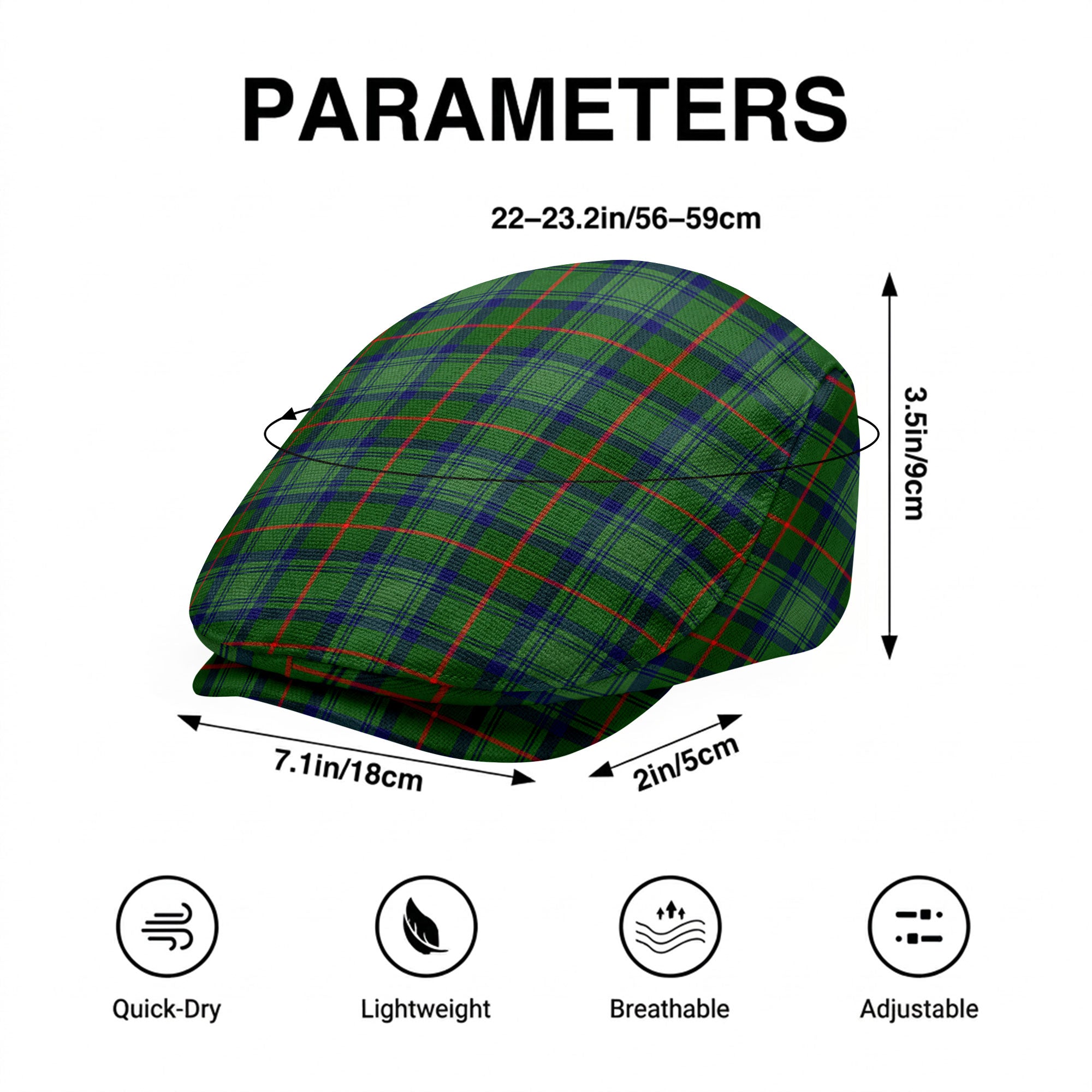 Cranstoun Tartan Flat Caps