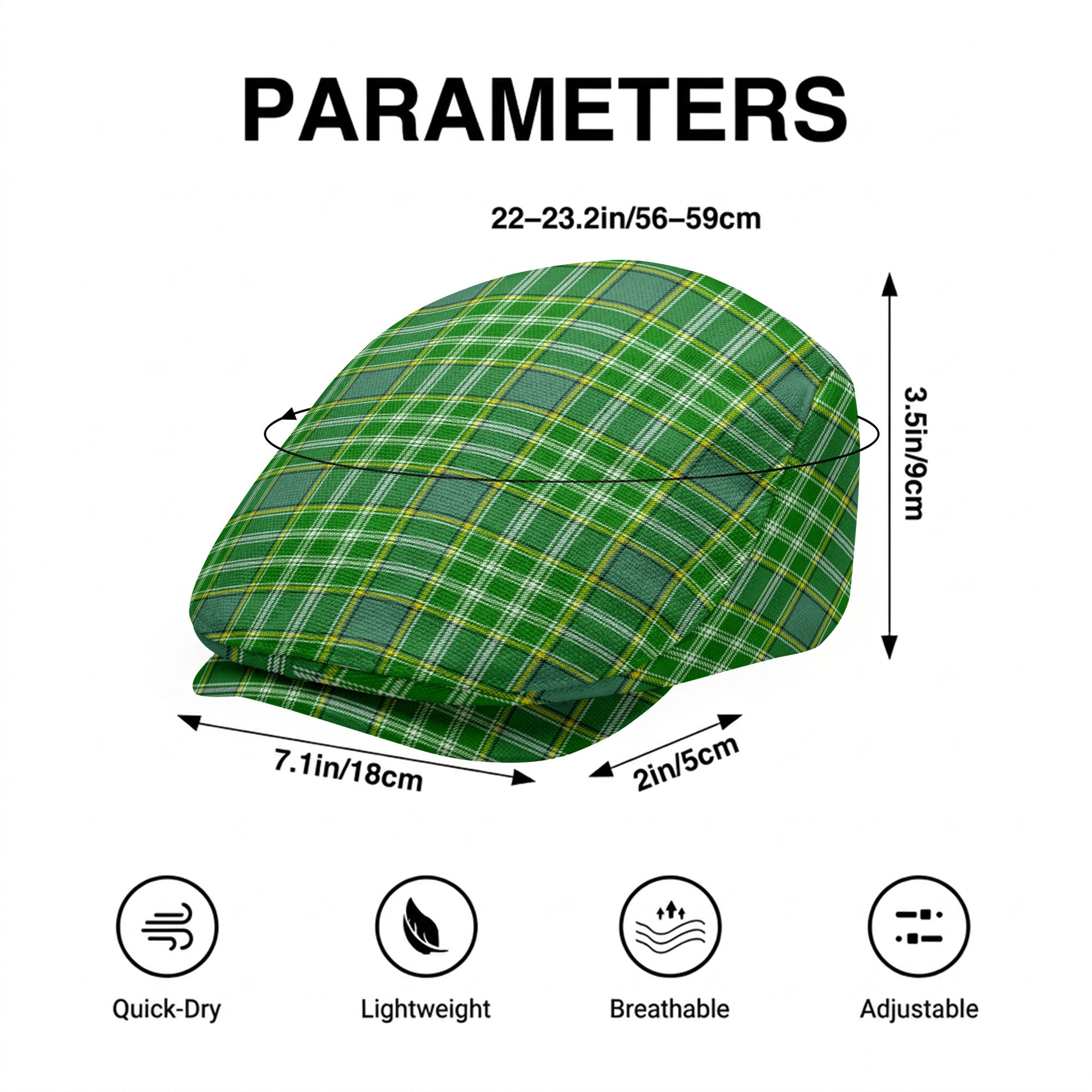 Currie Tartan Flat Caps