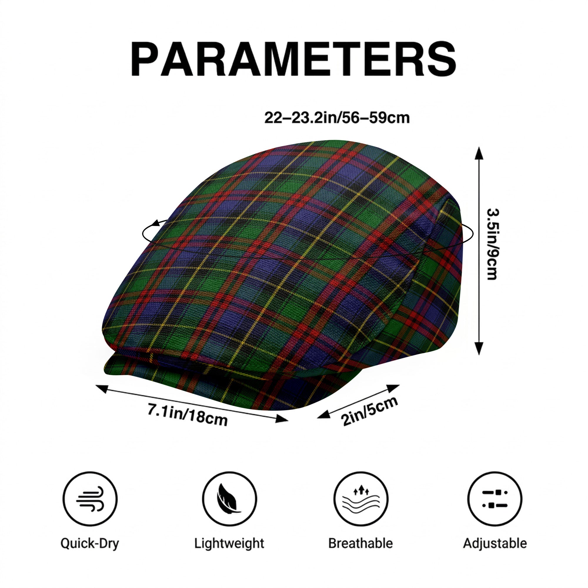 Deas Tartan Flat Caps