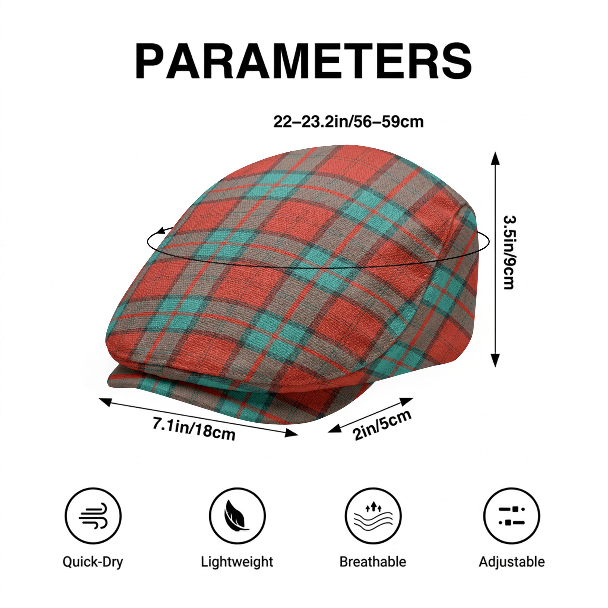 Dunbar Ancient Tartan Flat Caps