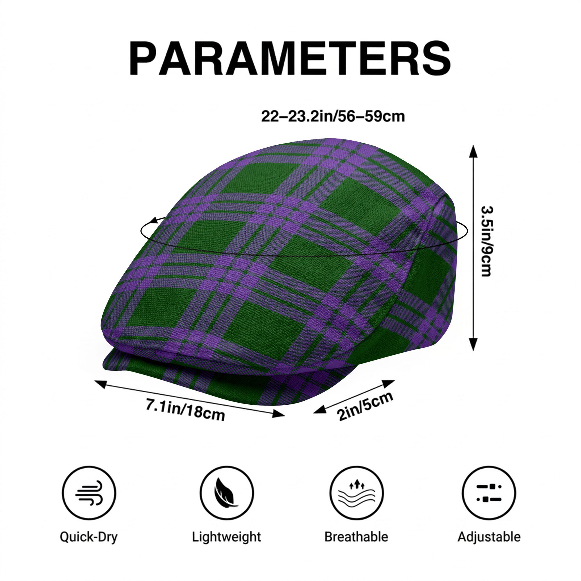 Elphinstone Tartan Flat Caps