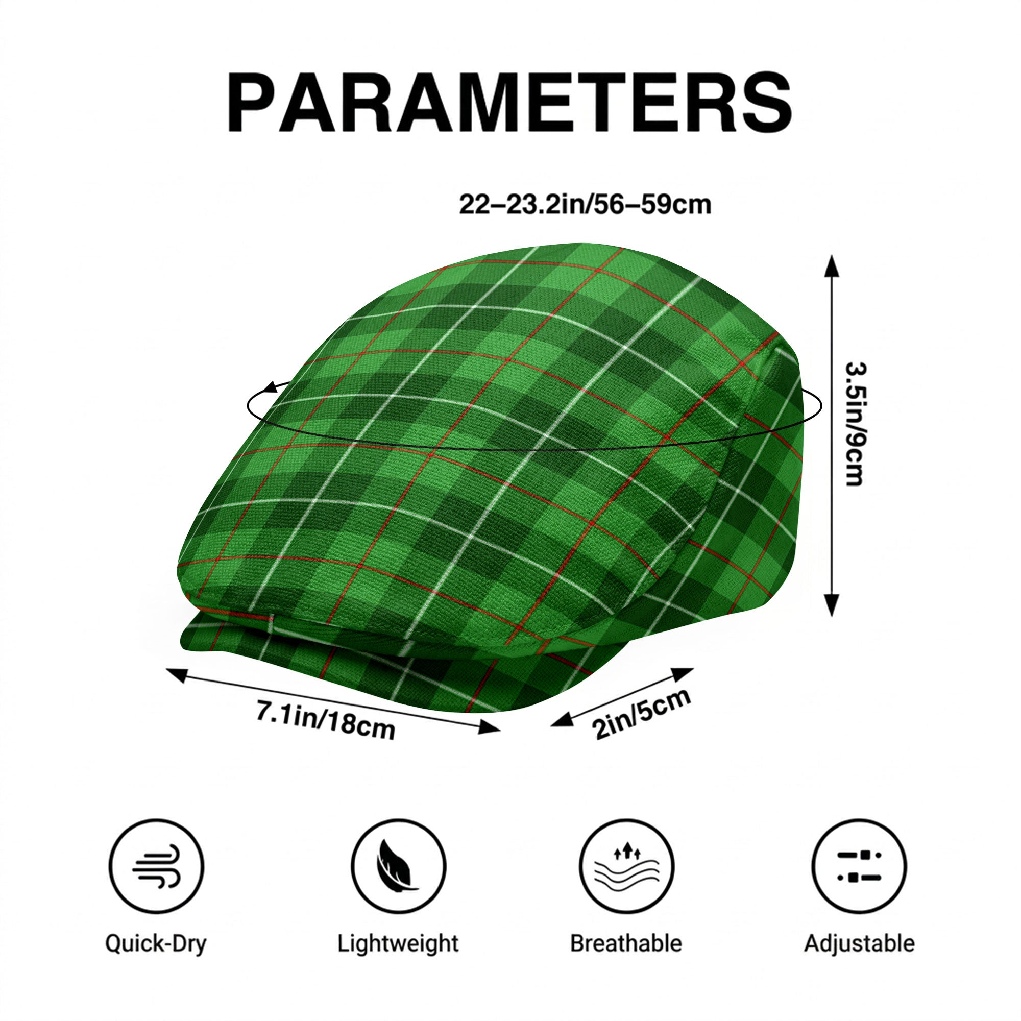 Galloway District Tartan Flat Caps