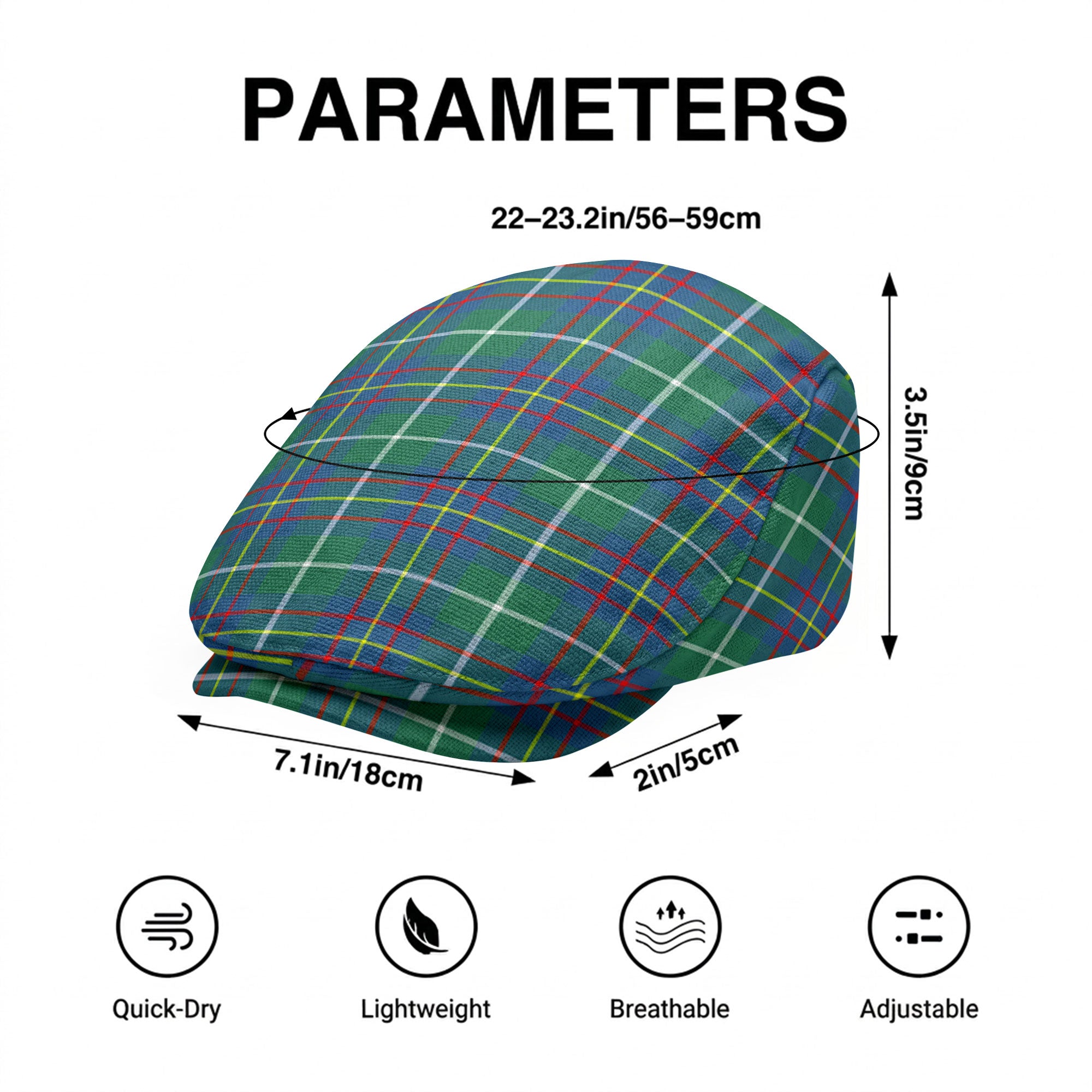 Inglis Ancient Tartan Flat Caps