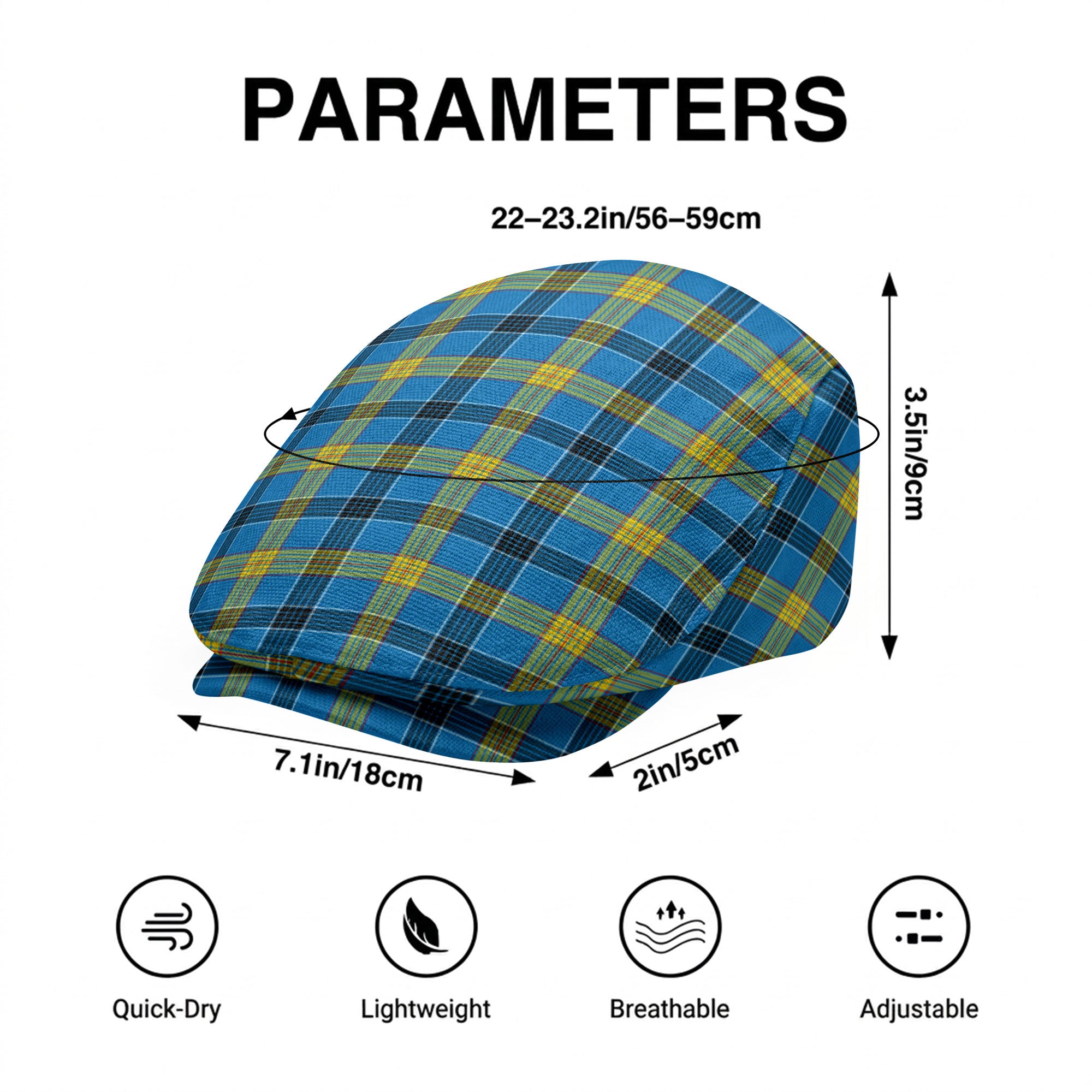 Laing Tartan Flat Caps