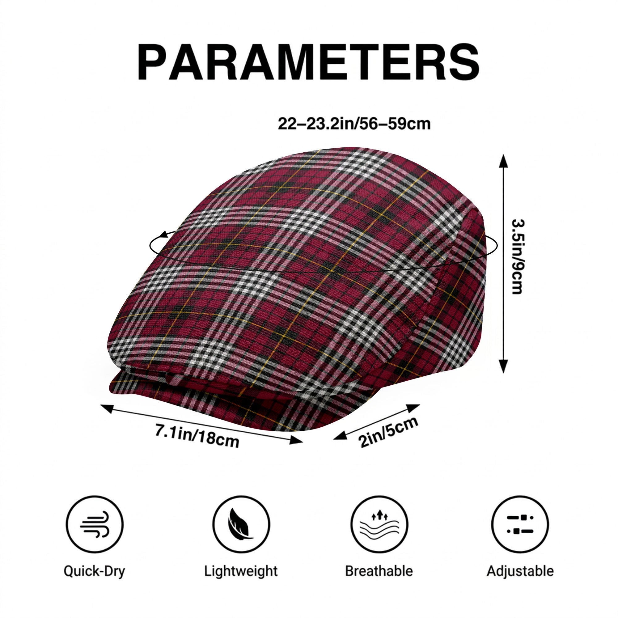 Little Tartan Flat Caps