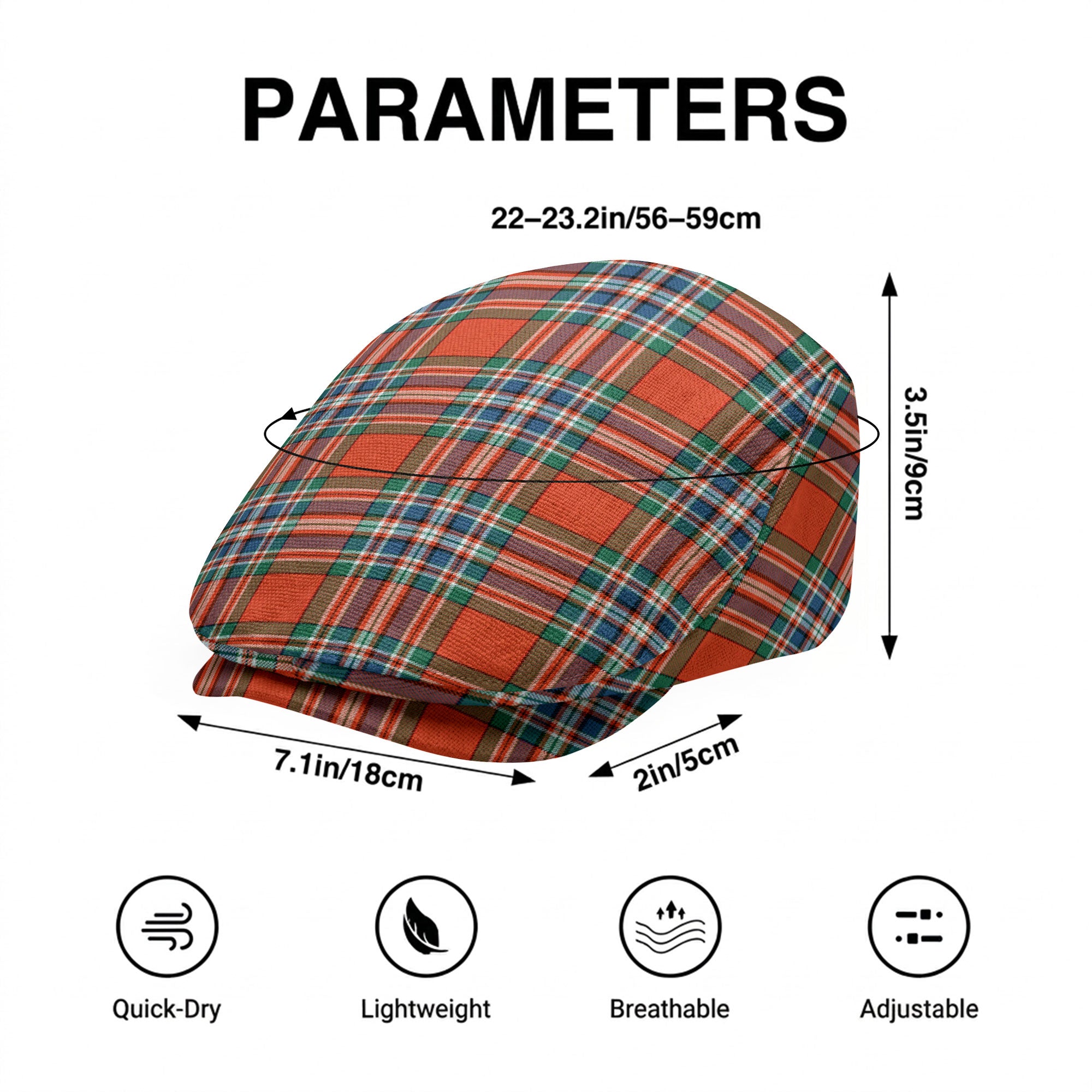 MacFarlane Ancient Tartan Flat Caps