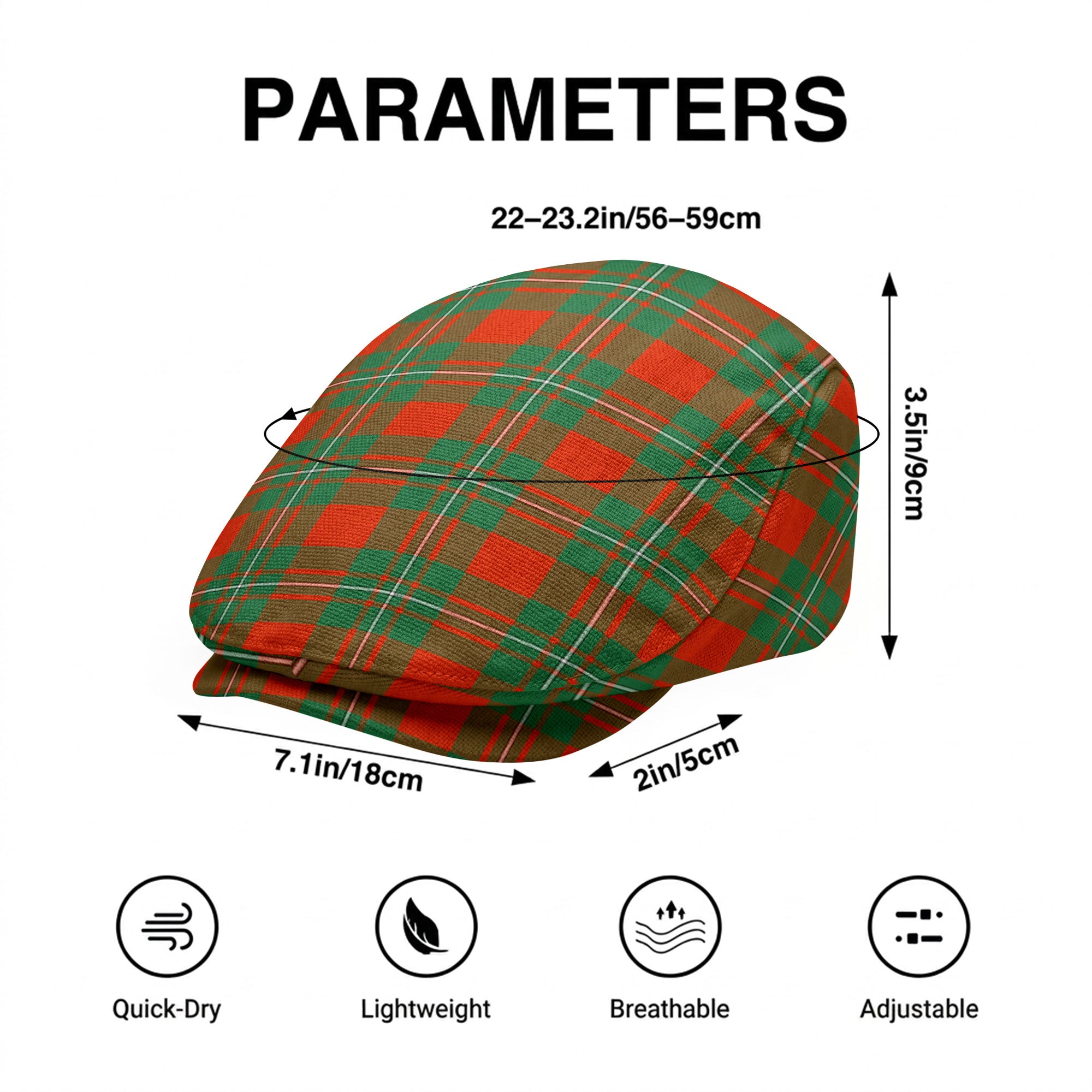 MacGregor Ancient Tartan Flat Caps