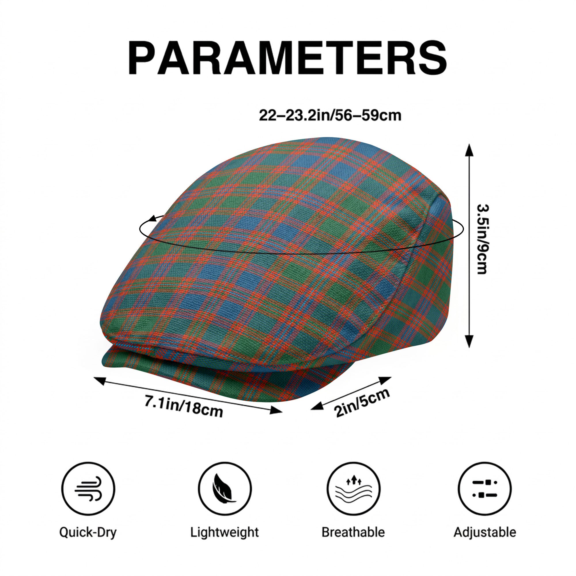 MacIntyre Ancient Tartan Flat Caps
