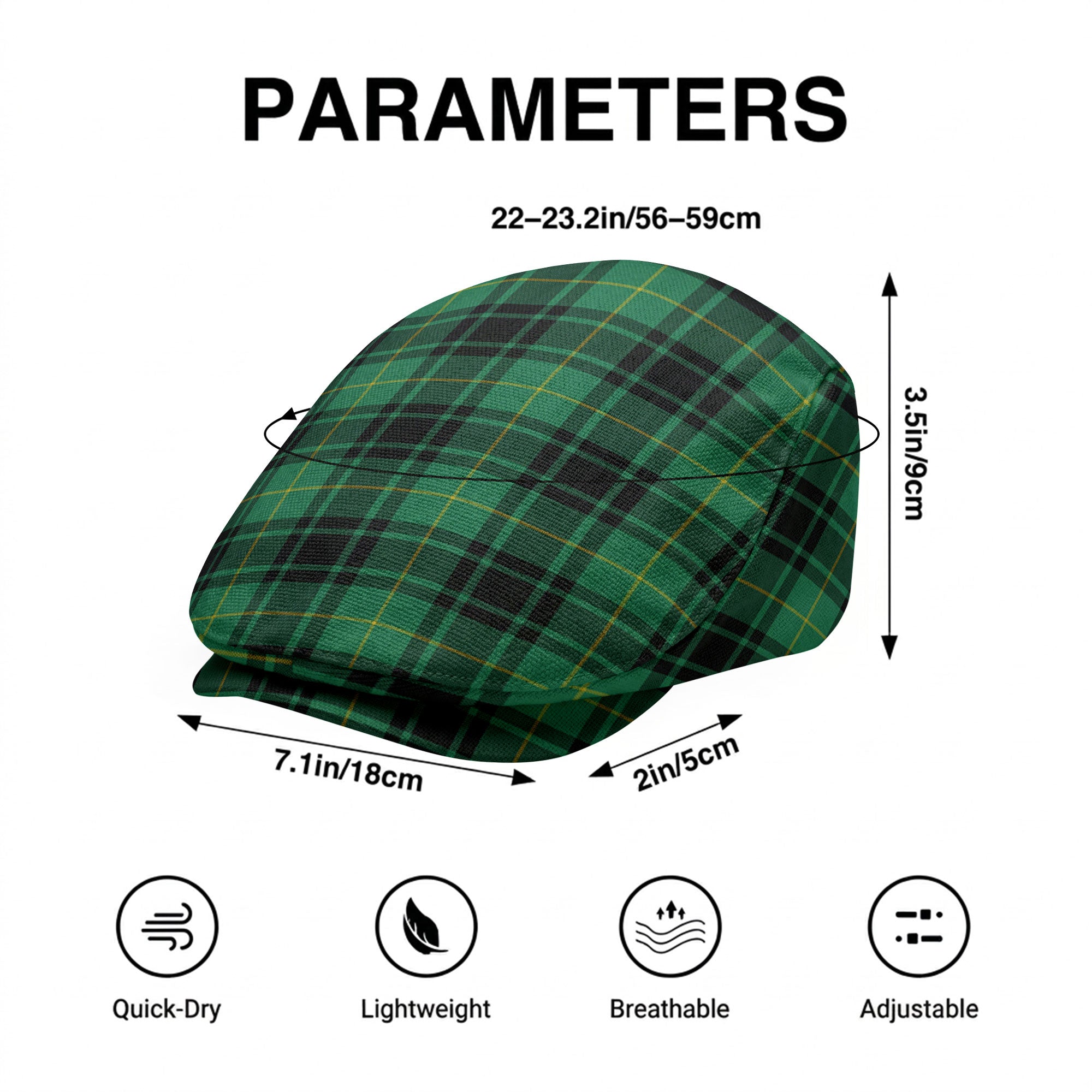 McArthur Ancient Tartan Flat Caps