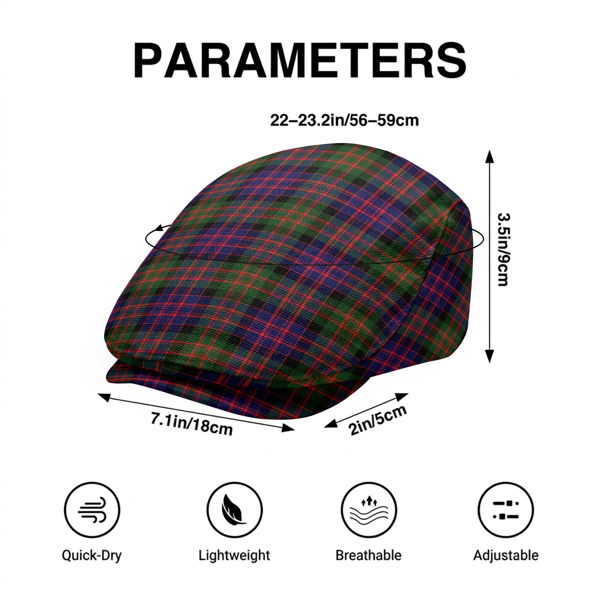 McBrayne Tartan Flat Caps