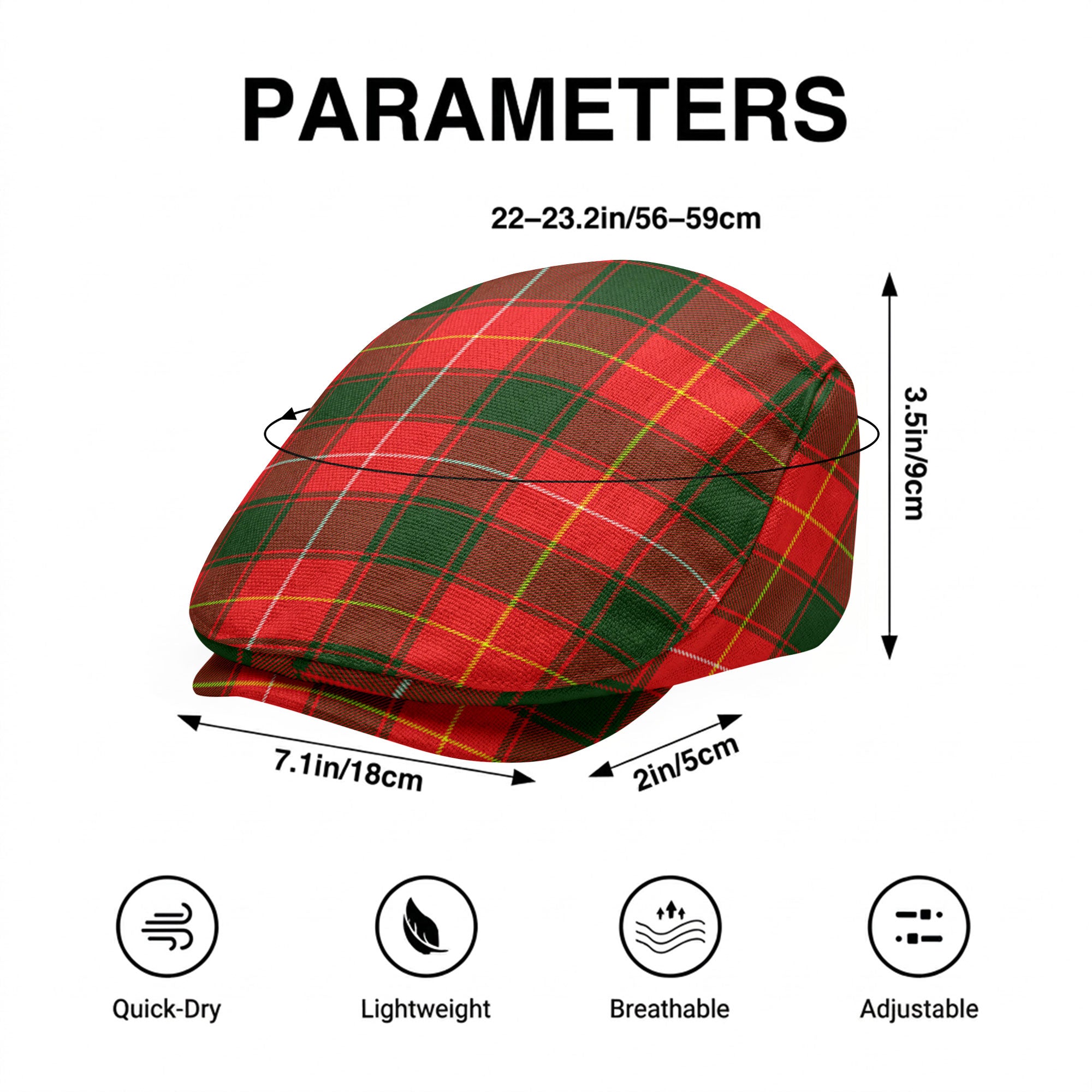 McFie Tartan Flat Caps