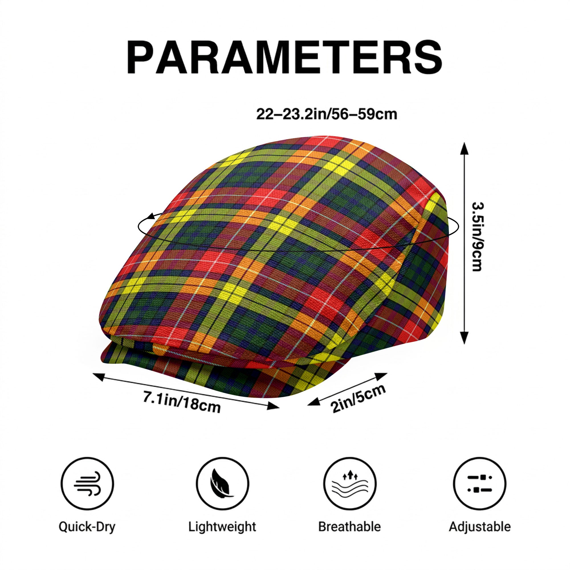 McIndoe Tartan Flat Caps