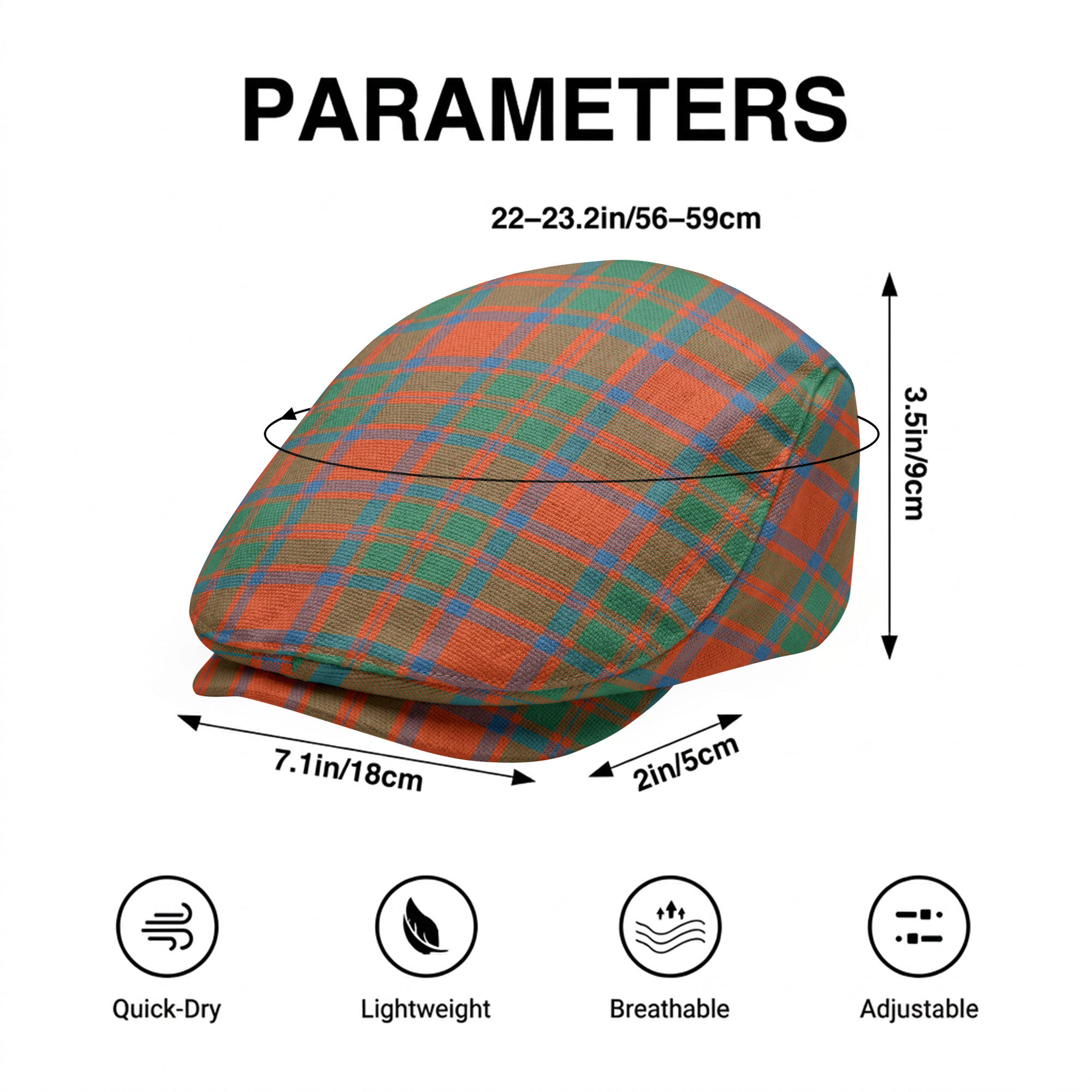 McKintosh Ancient Tartan Flat Caps