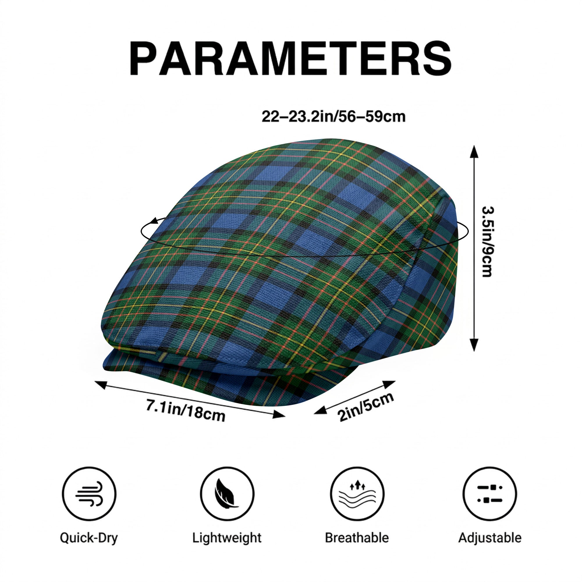 McLaren Ancient Tartan Flat Caps