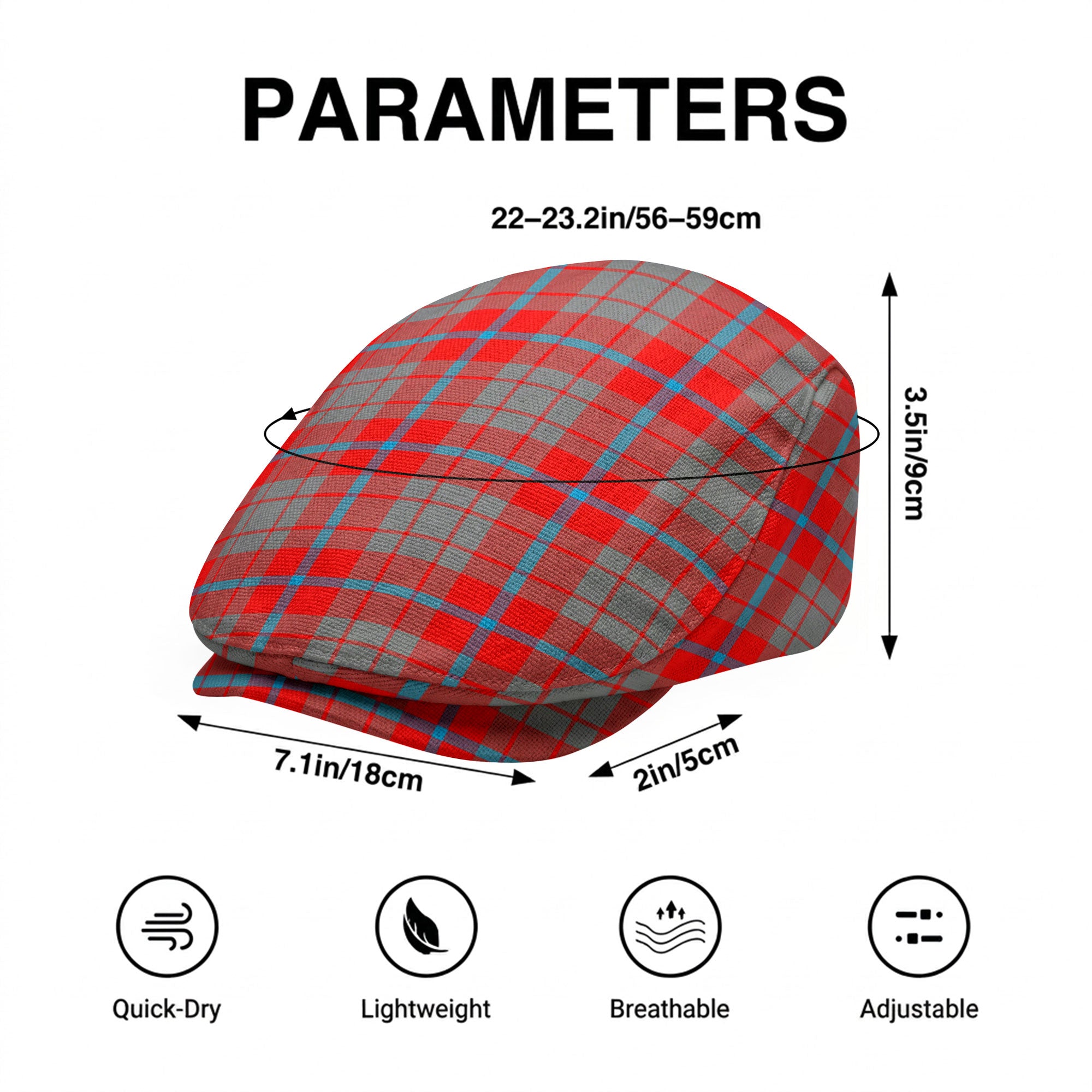 Moubray Tartan Flat Caps