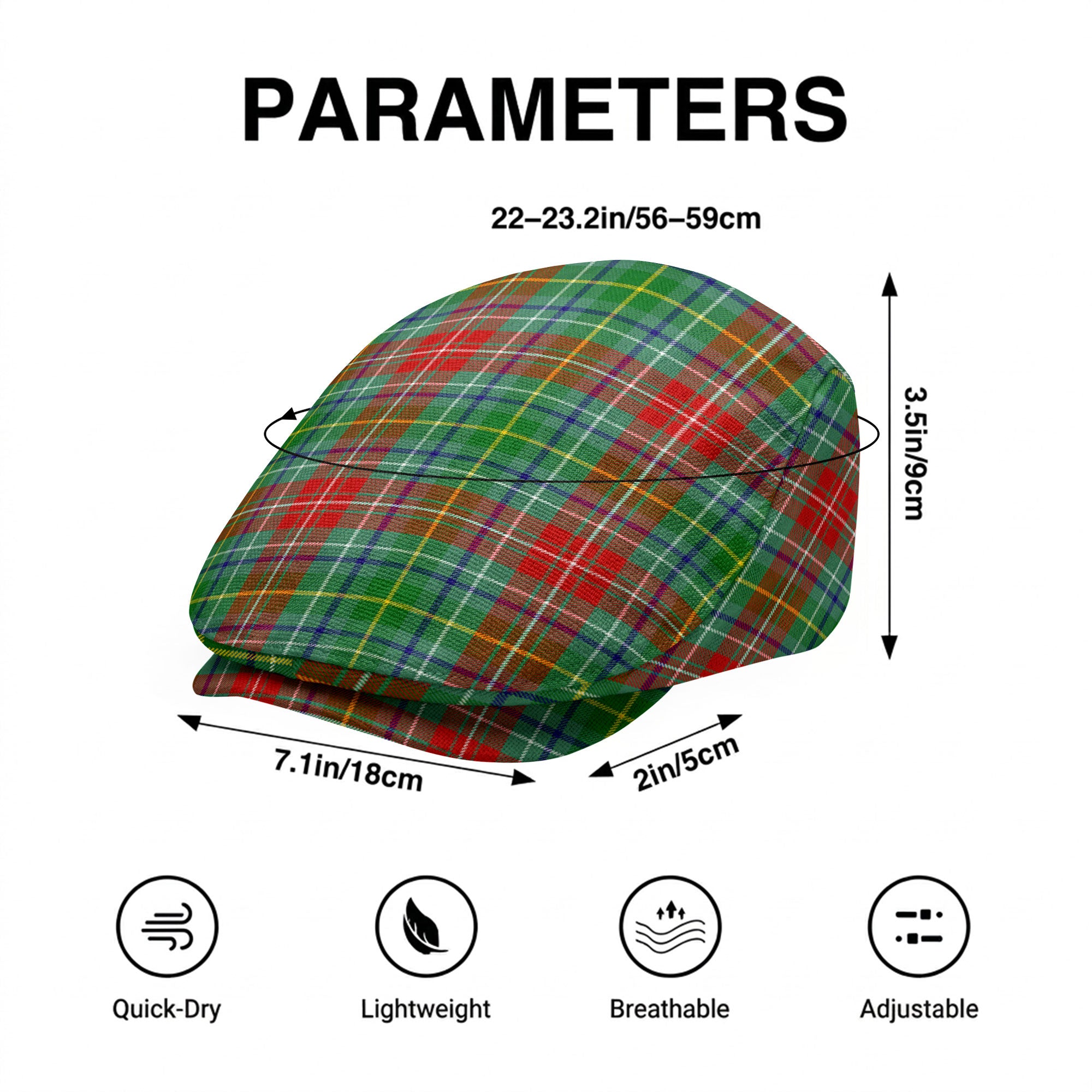 Muirhead Tartan Flat Caps