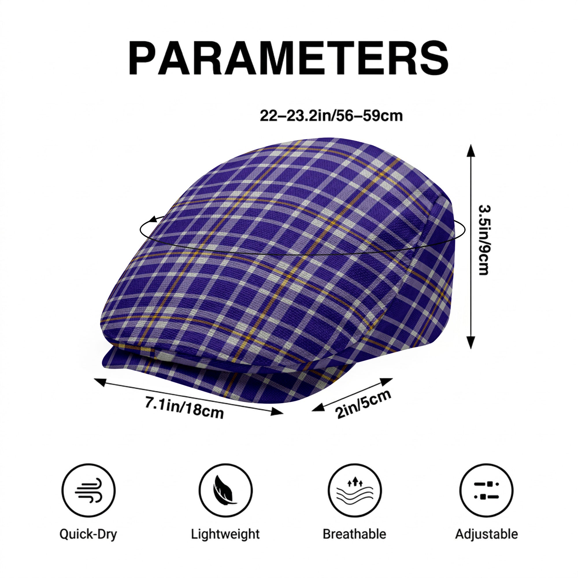 Ochterlony Tartan Flat Caps