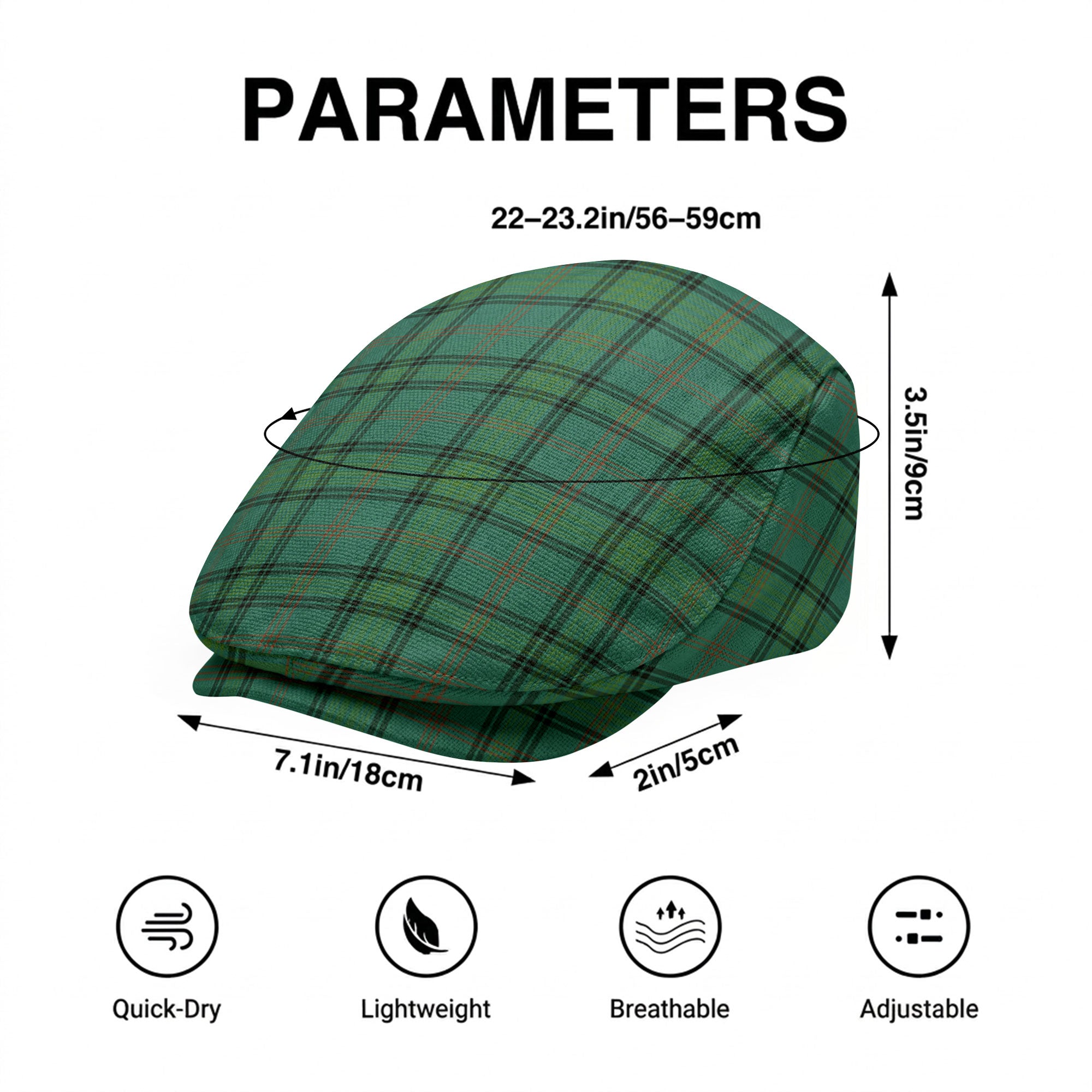 Ross Hunting Ancient Tartan Flat Caps
