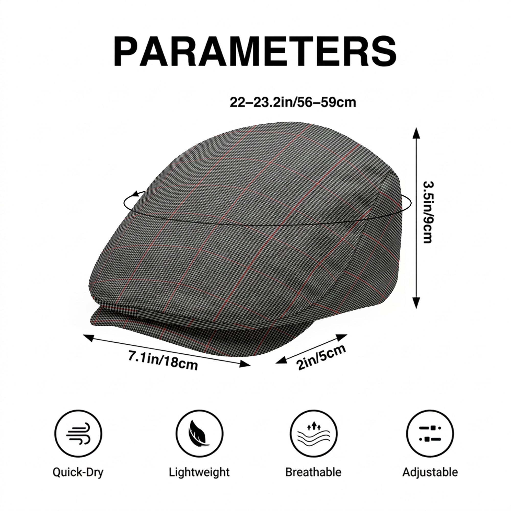 Shepherd Tartan Flat Caps