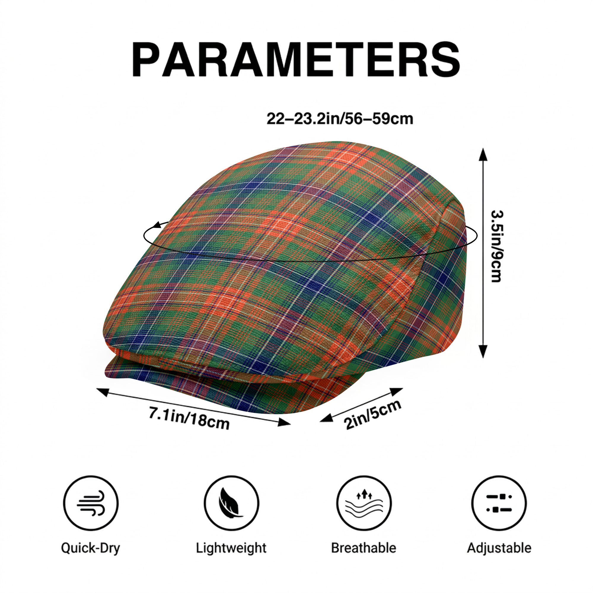 Wilson Ancient Tartan Flat Caps