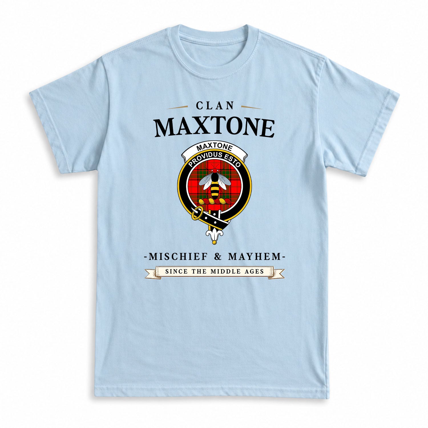 Maxtone Tartan Crest Mischief and Mayhem T-shirt