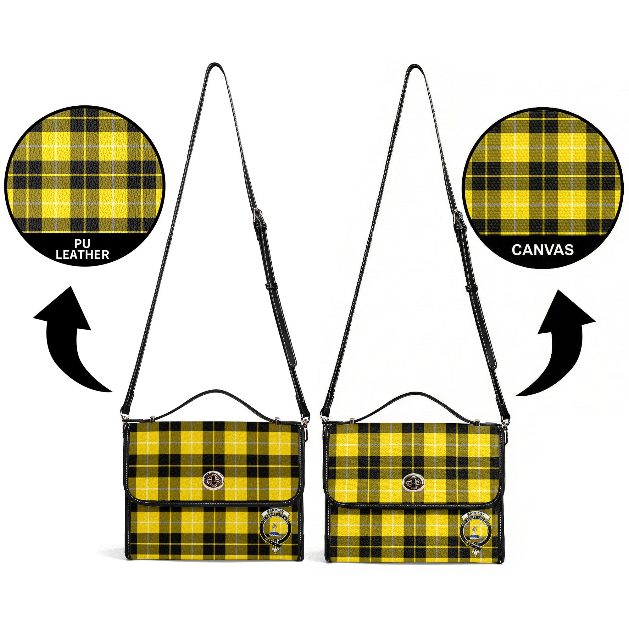 Barclay Dress Modern Tartan Crest Satchel Bag