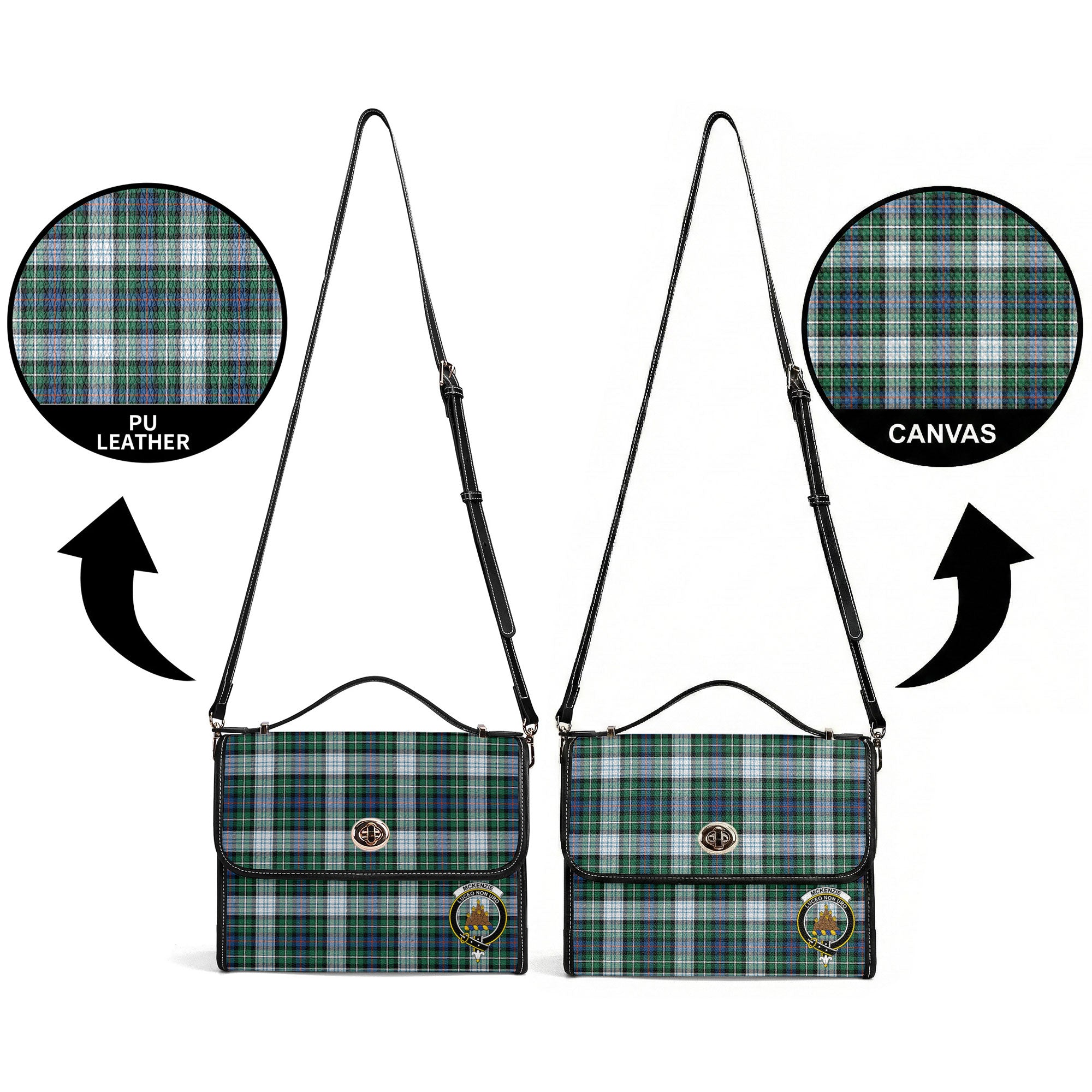 McKenzie Dress Ancient Tartan Crest Satchel Bag