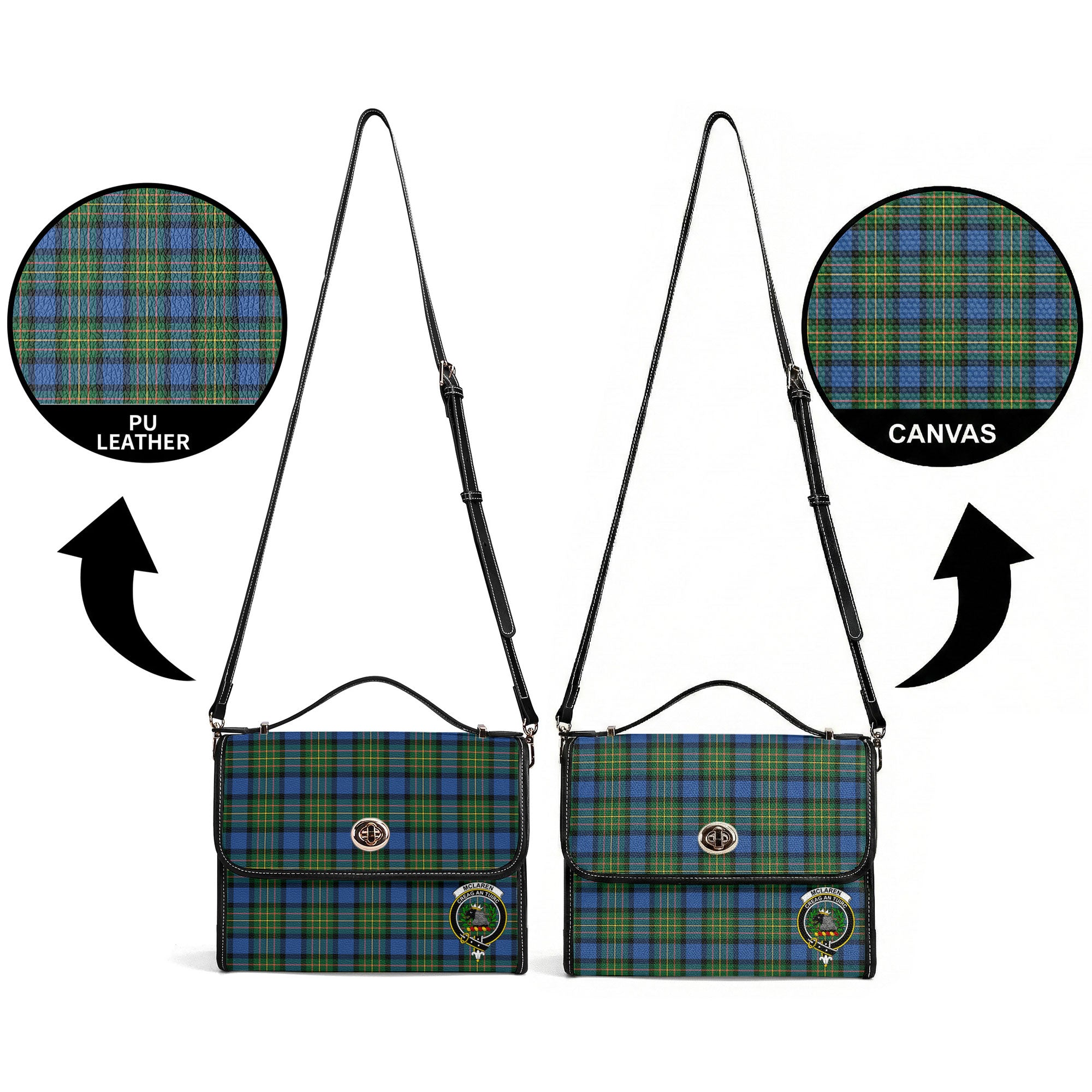 McLaren Ancient Tartan Crest Satchel Bag