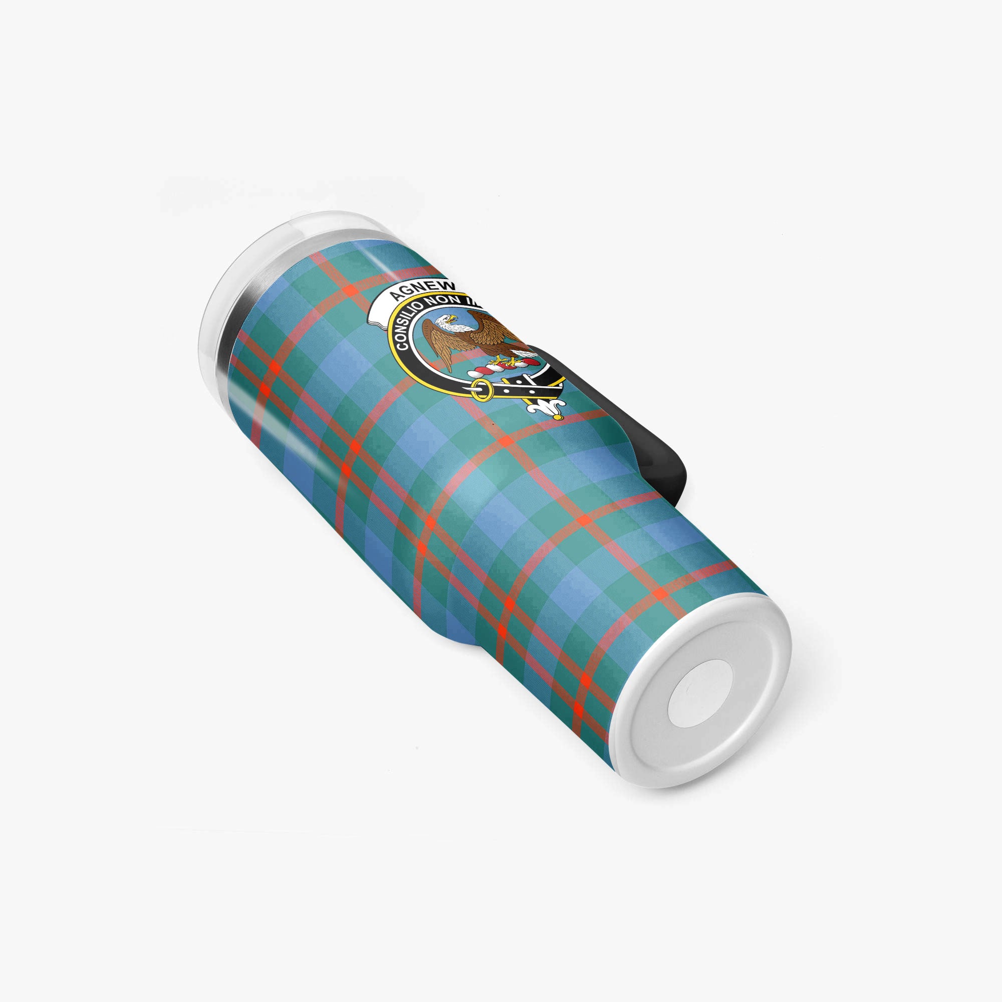 Agnew Ancient Tartan Crest 40 oz Insulated Tumbler with Handle