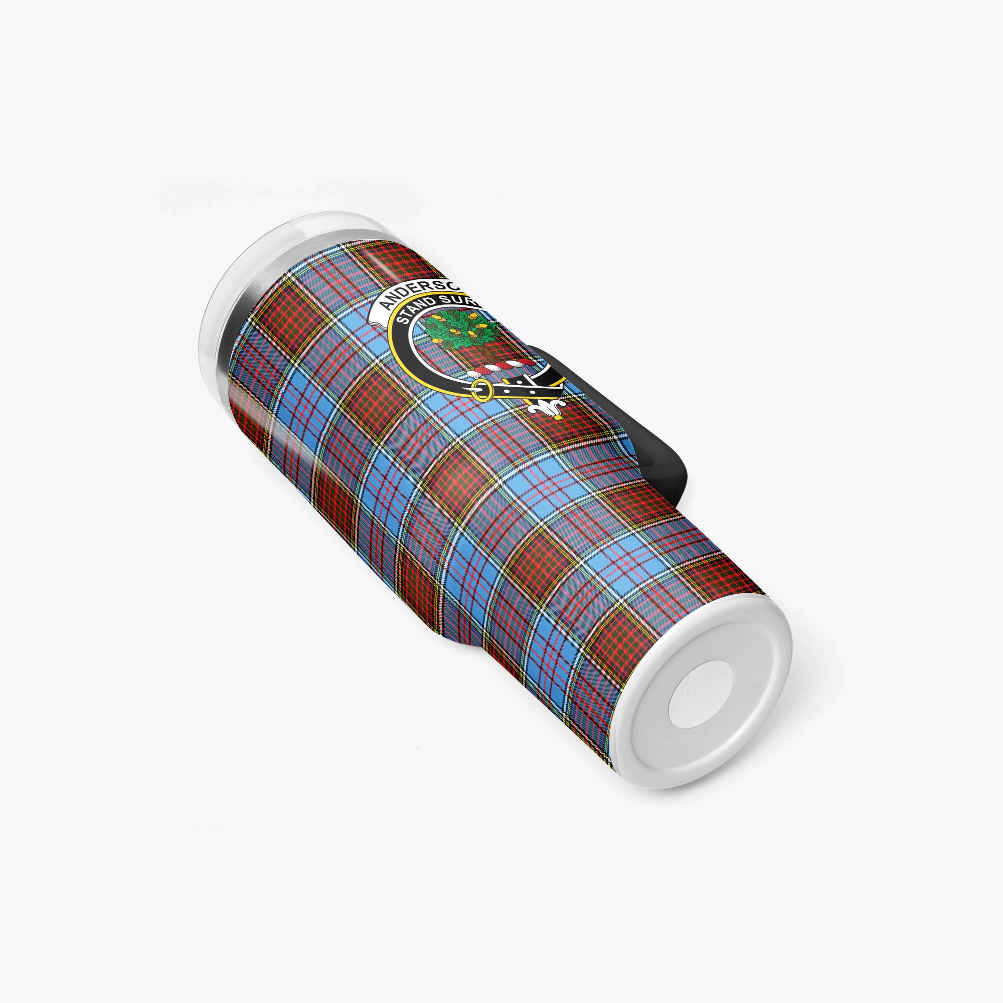 Anderson Modern Tartan Crest 40 oz Insulated Tumbler with Handle