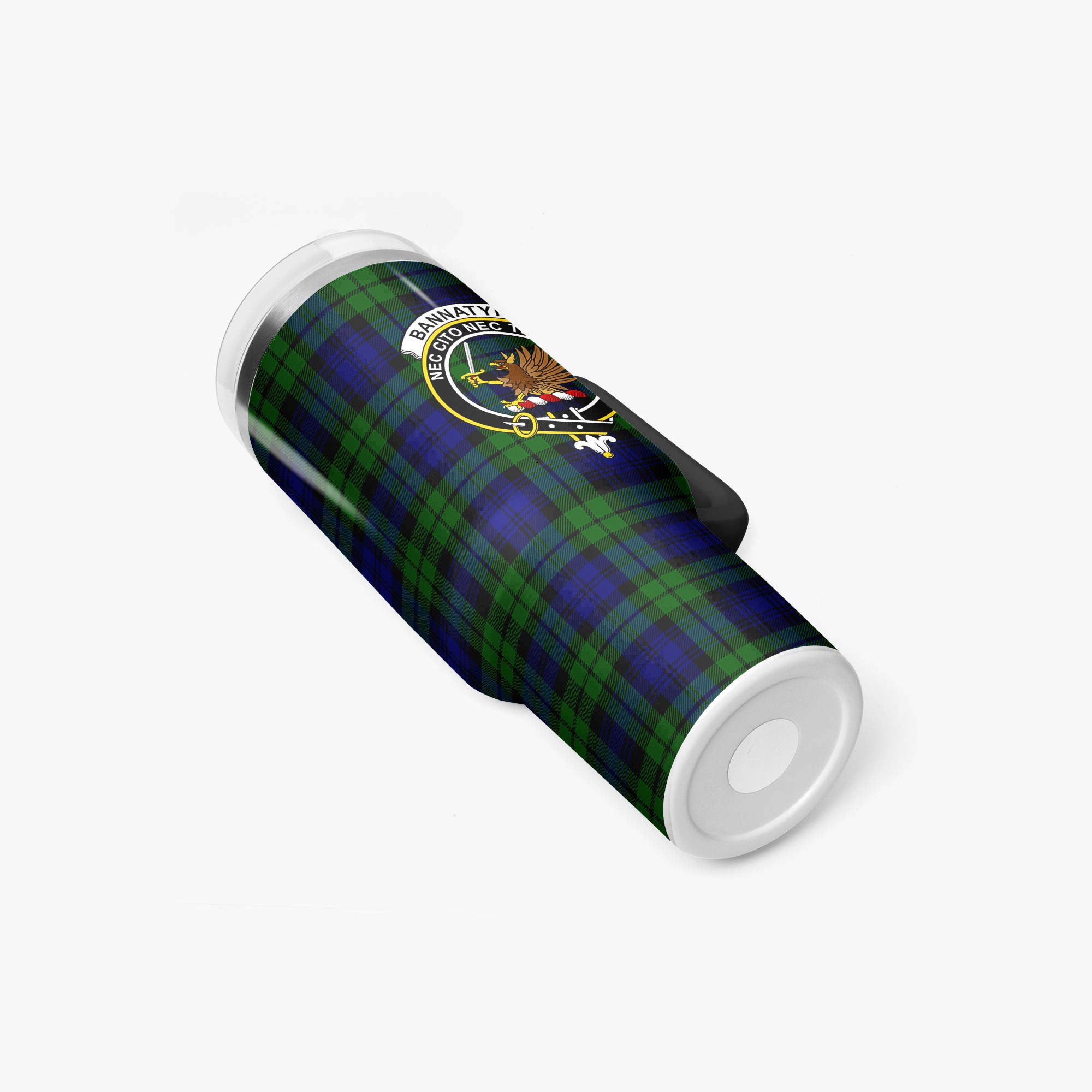 Bannatyne Tartan Crest 40 oz Insulated Tumbler with Handle
