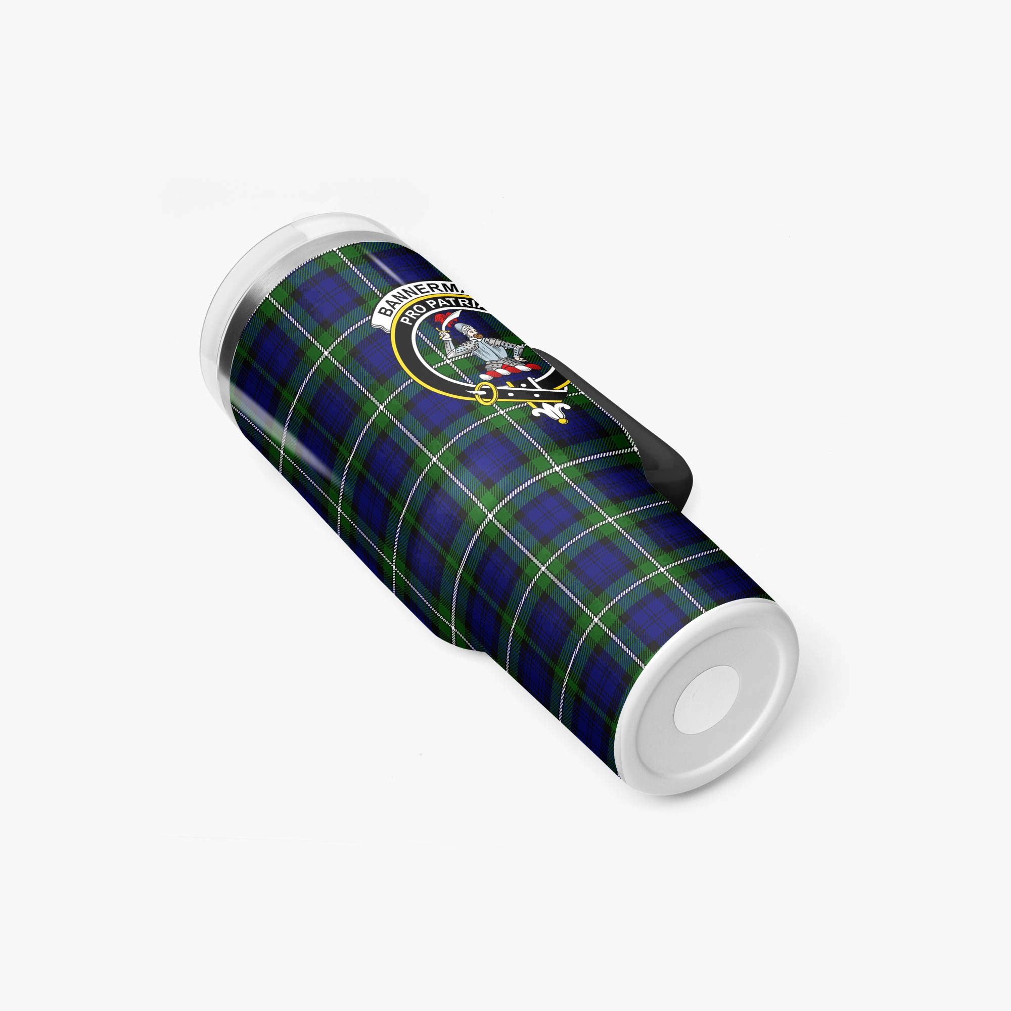 Bannerman Tartan Crest 40 oz Insulated Tumbler with Handle