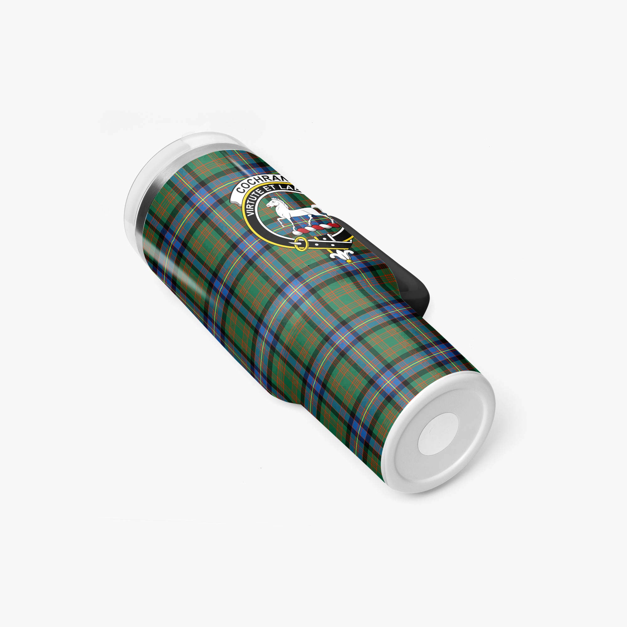 Cochrane Ancient Tartan Crest 40 oz Insulated Tumbler with Handle