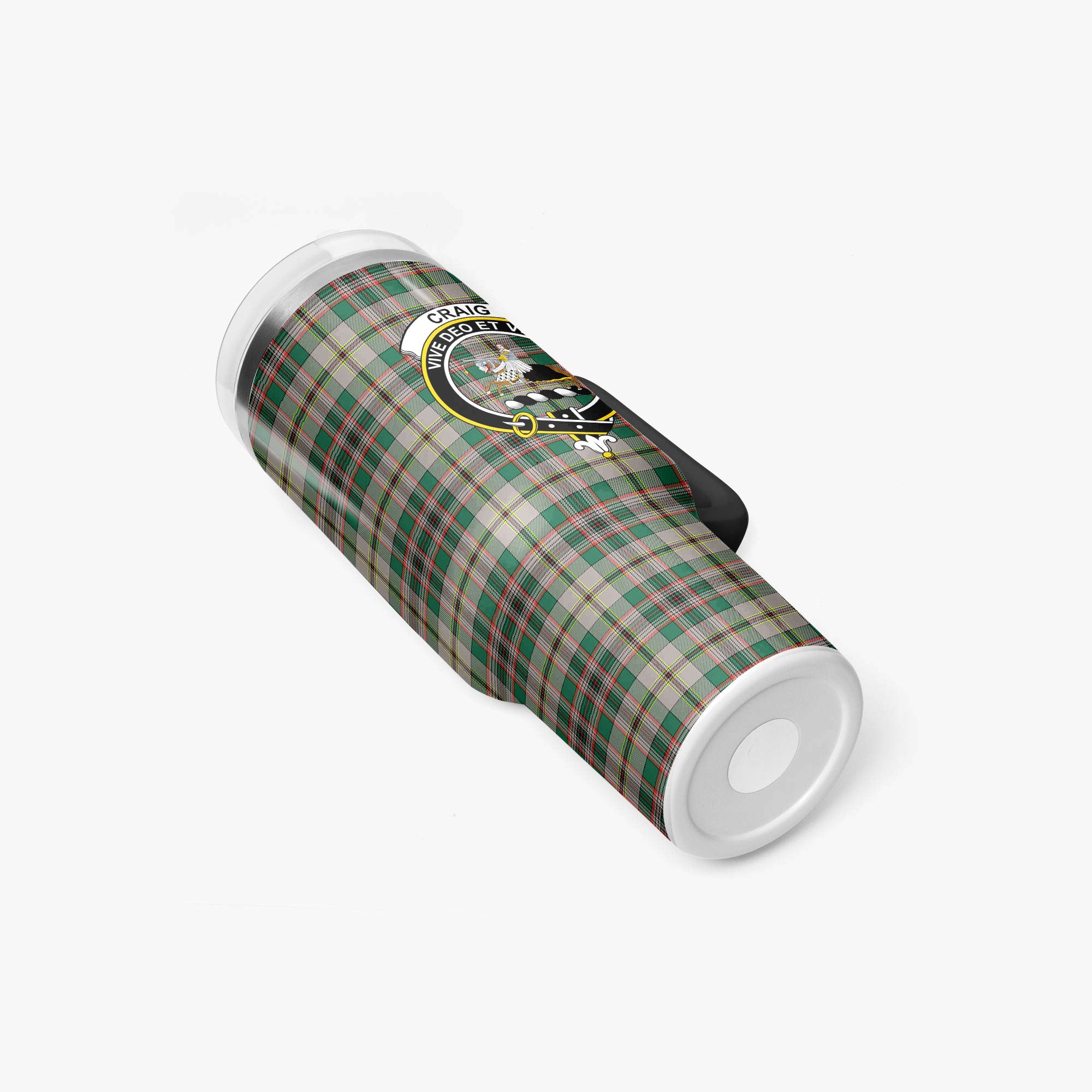 Craig Ancient Tartan Crest 40 oz Insulated Tumbler with Handle