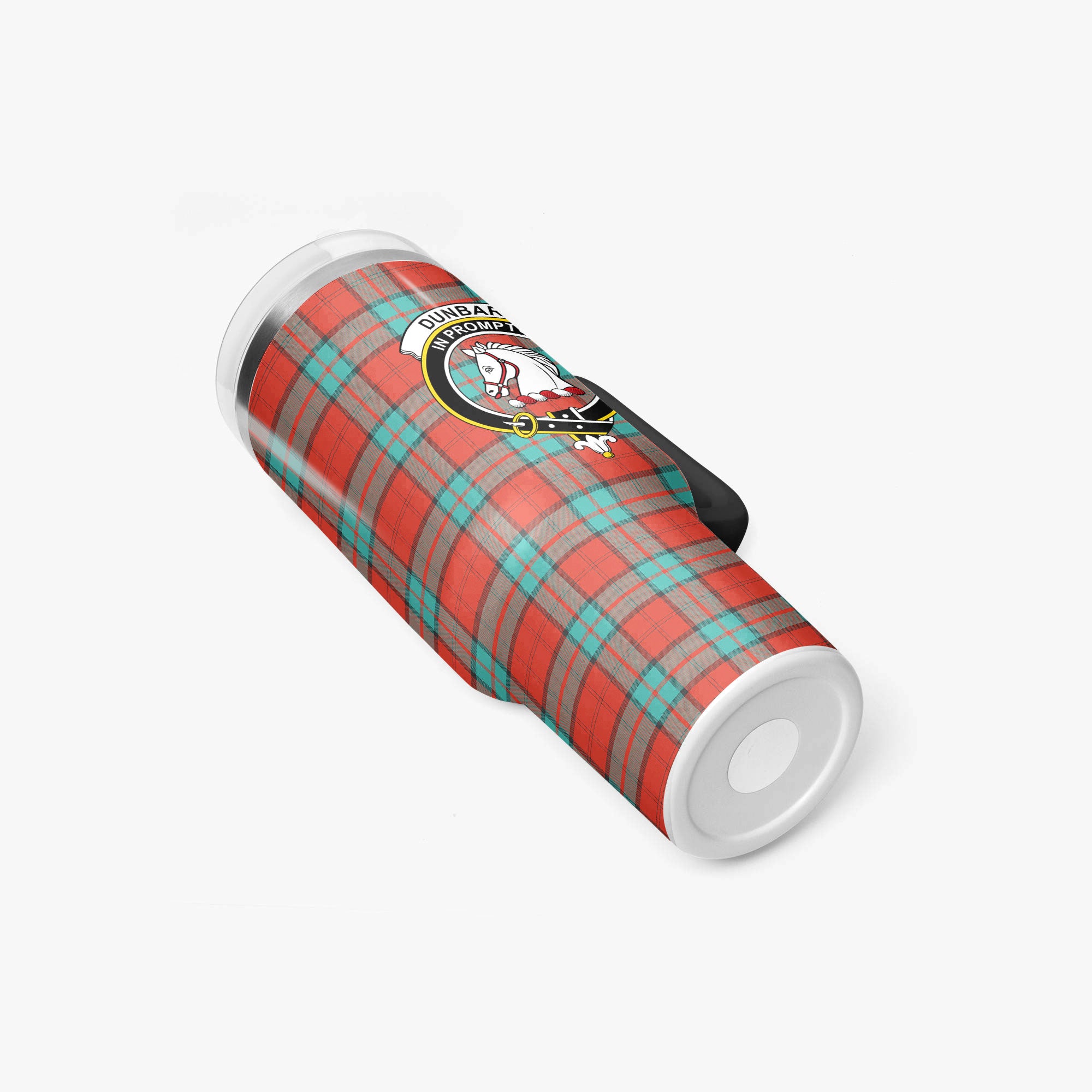 Dunbar Ancient Tartan Crest 40 oz Insulated Tumbler with Handle