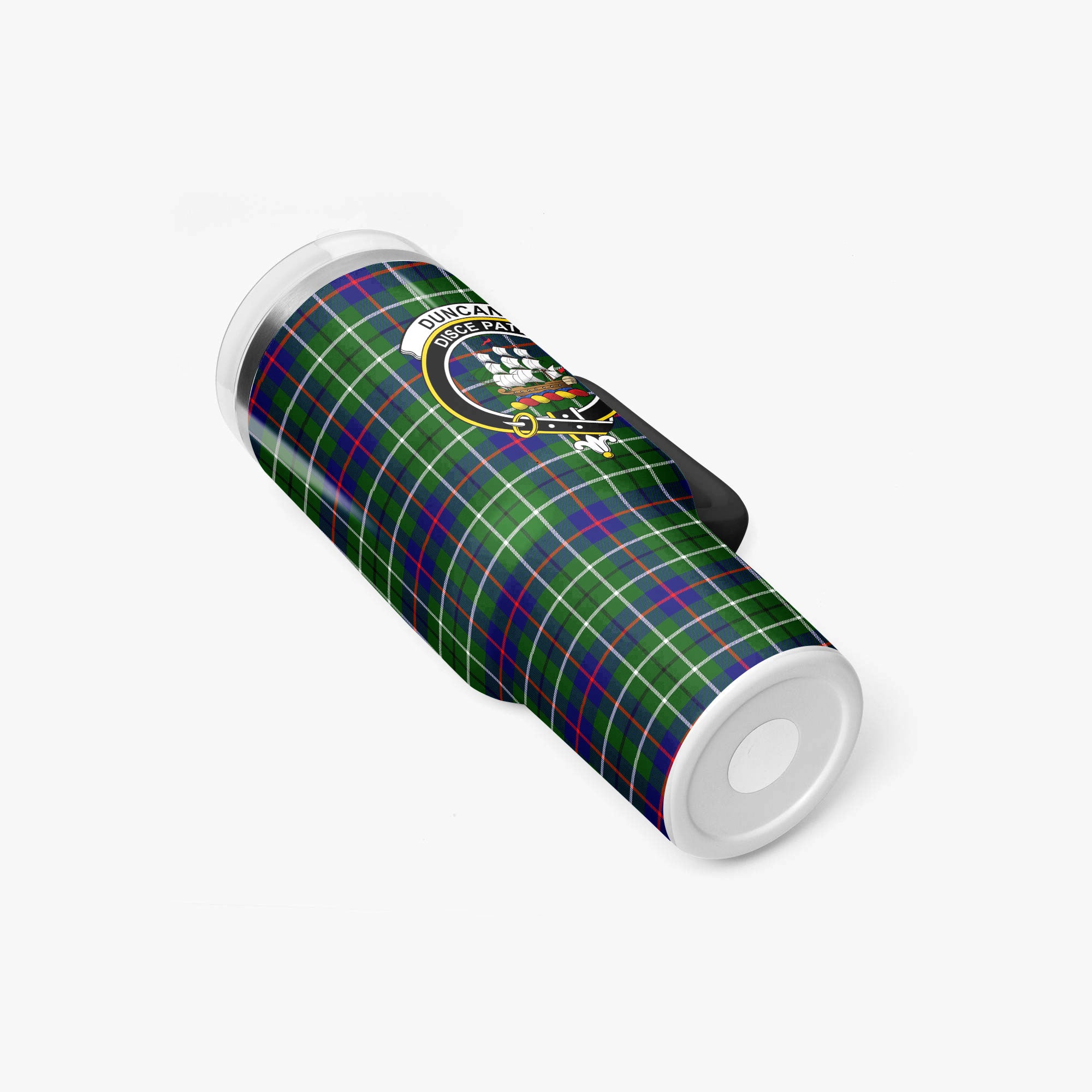 Duncan Modern Tartan Crest 40 oz Insulated Tumbler with Handle