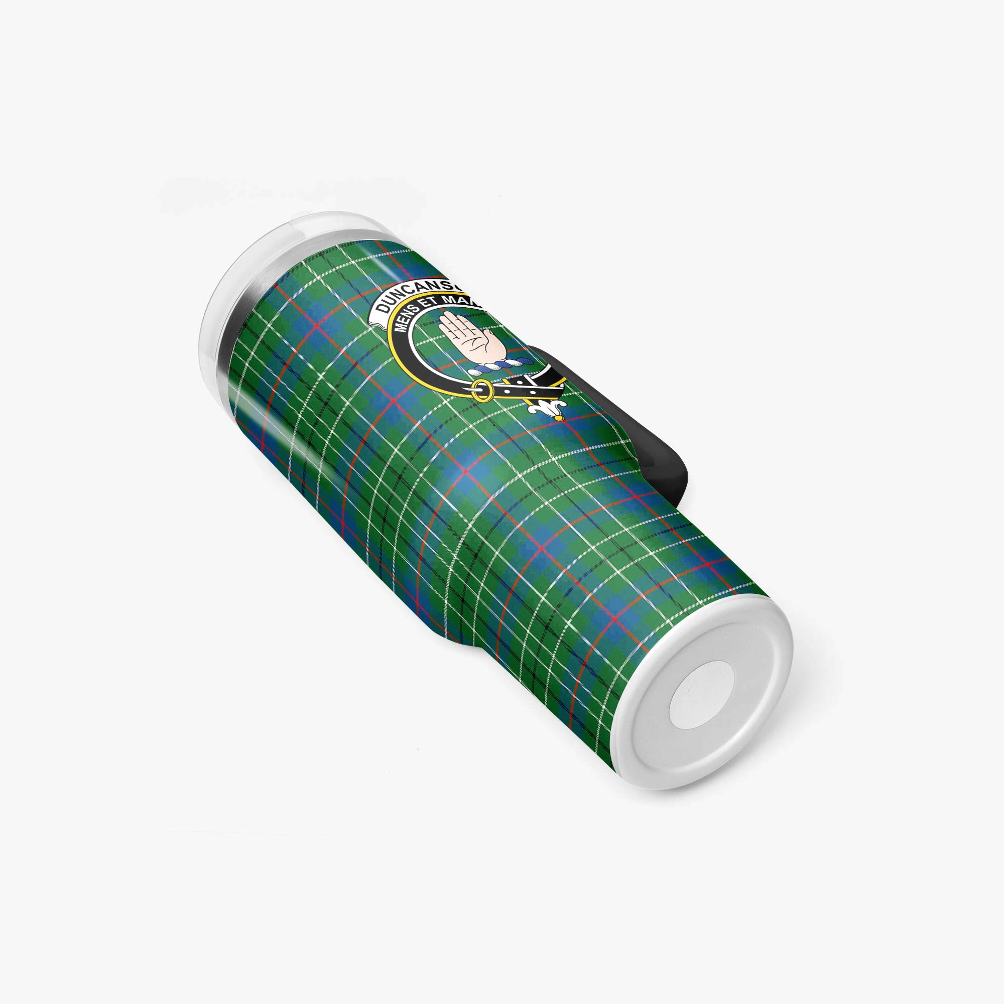 Duncanson Tartan Crest 40 oz Insulated Tumbler with Handle