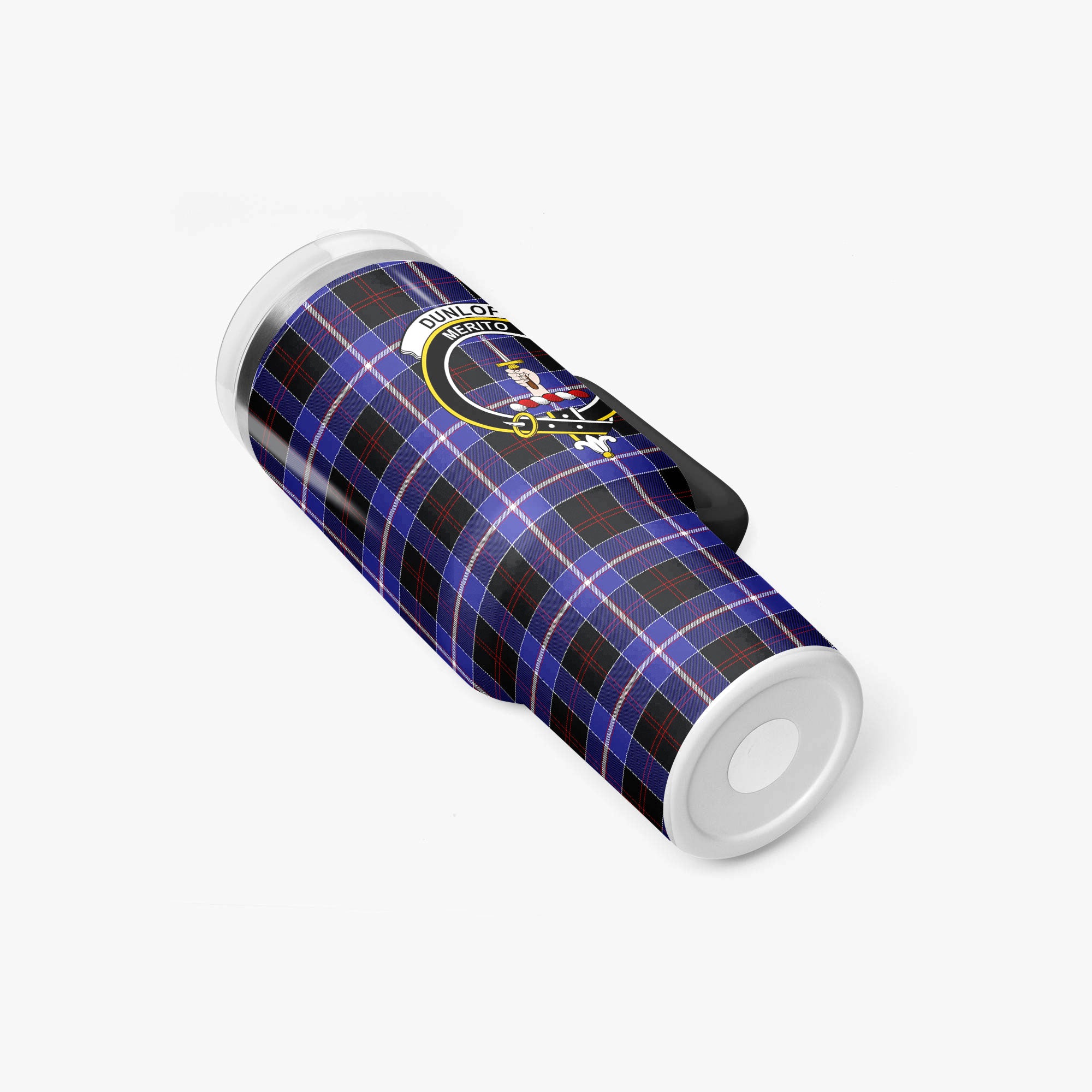 Dunlop Modern Tartan Crest 40 oz Insulated Tumbler with Handle