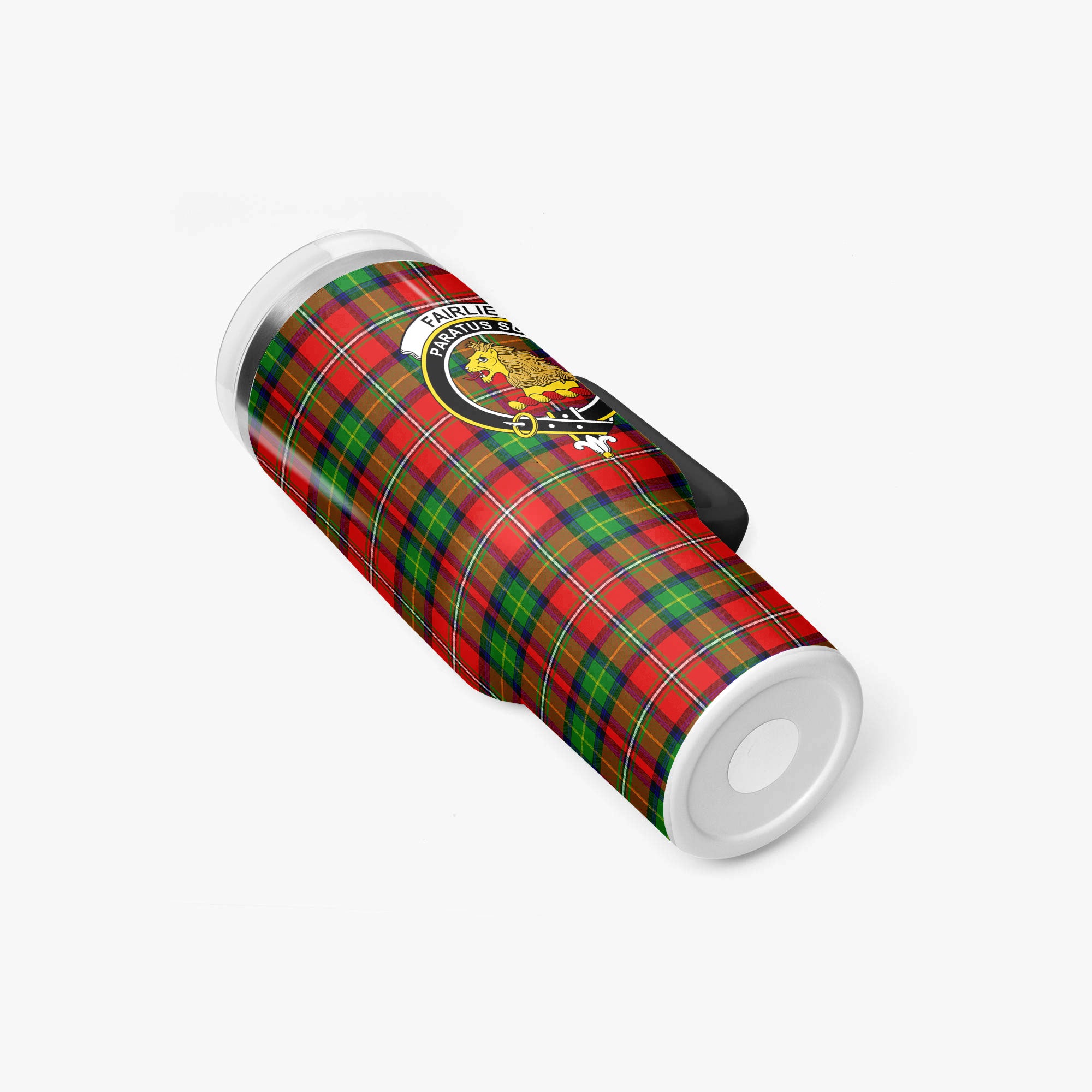 Fairlie Tartan Crest 40 oz Insulated Tumbler with Handle