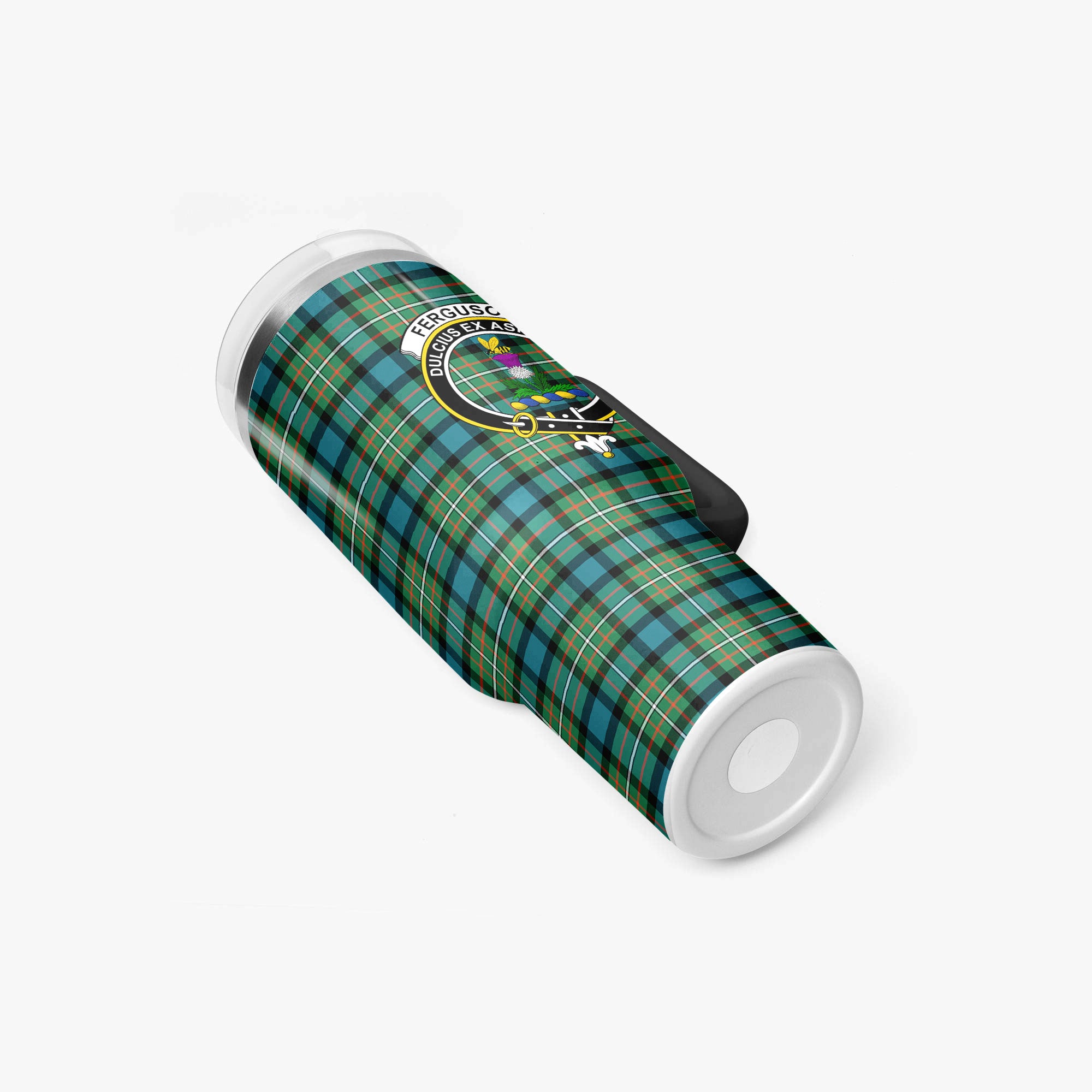Ferguson Ancient Tartan Crest 40 oz Insulated Tumbler with Handle