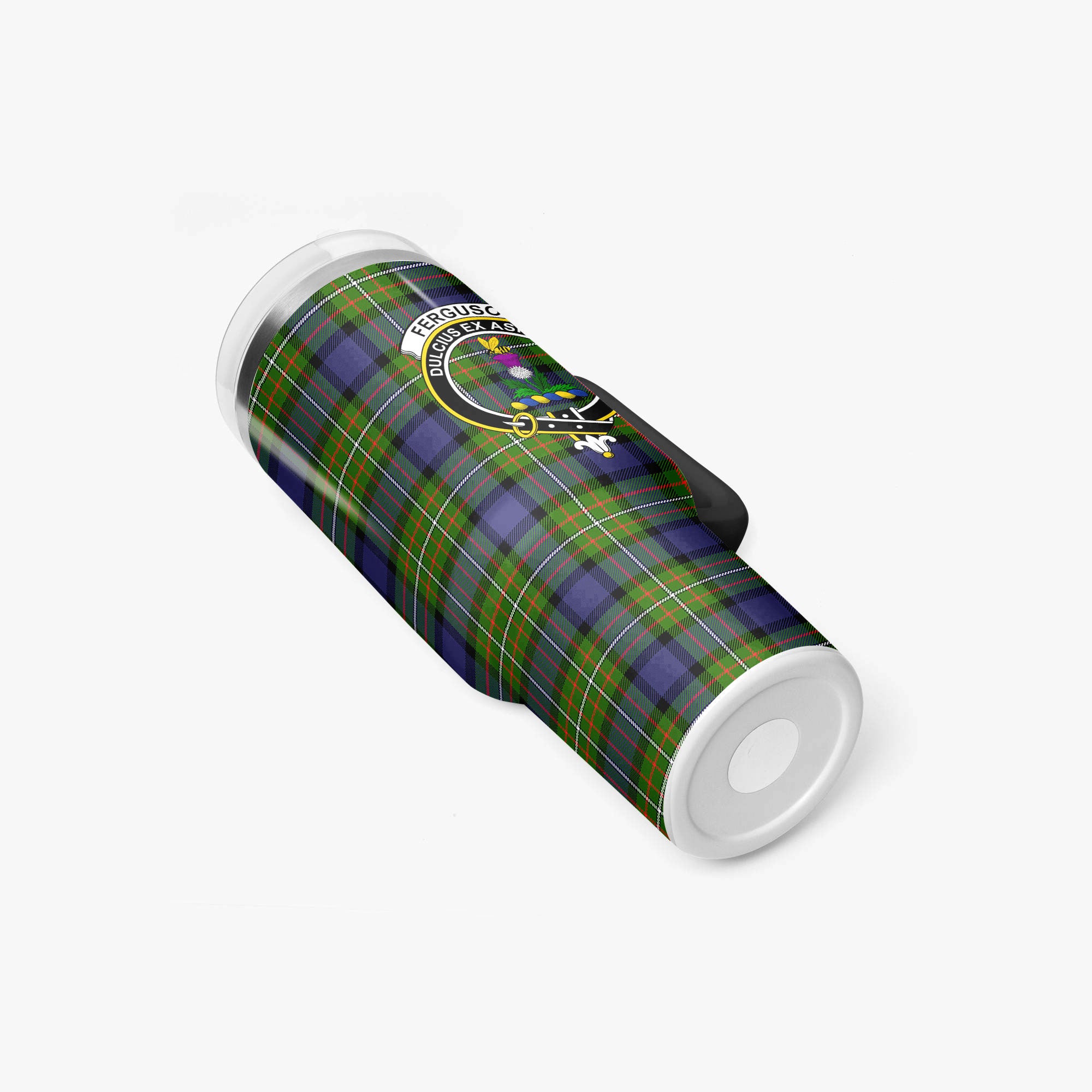 Ferguson Tartan Crest 40 oz Insulated Tumbler with Handle