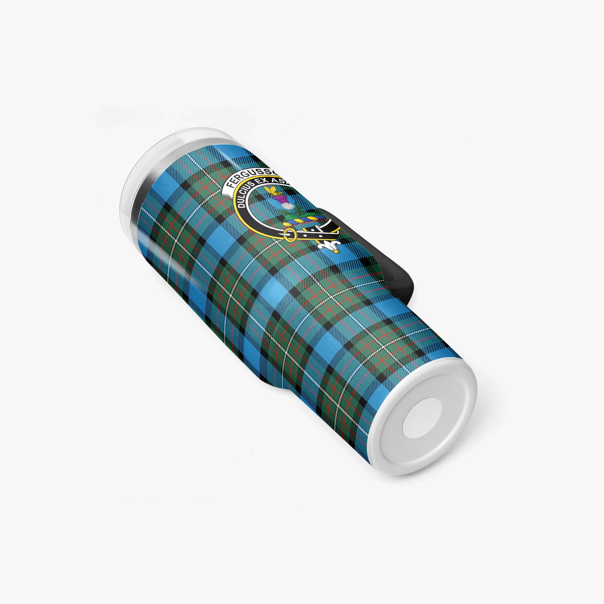 Fergusson Ancient Tartan Crest 40 oz Insulated Tumbler with Handle
