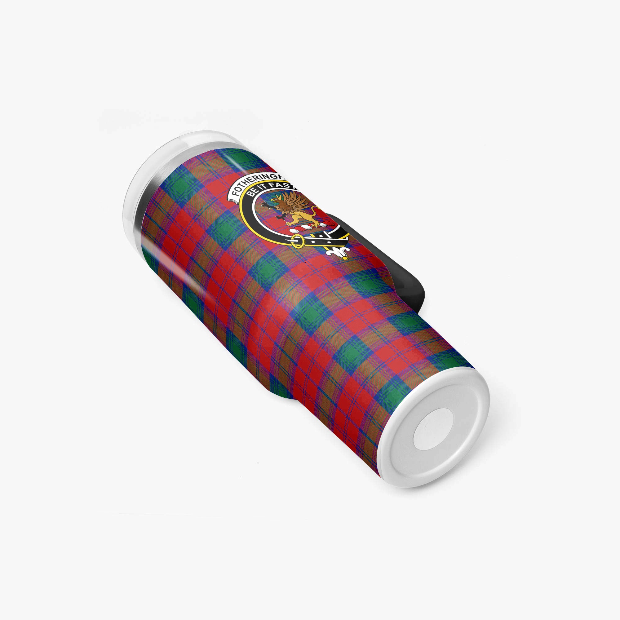 Fotheringham Tartan Crest 40 oz Insulated Tumbler with Handle