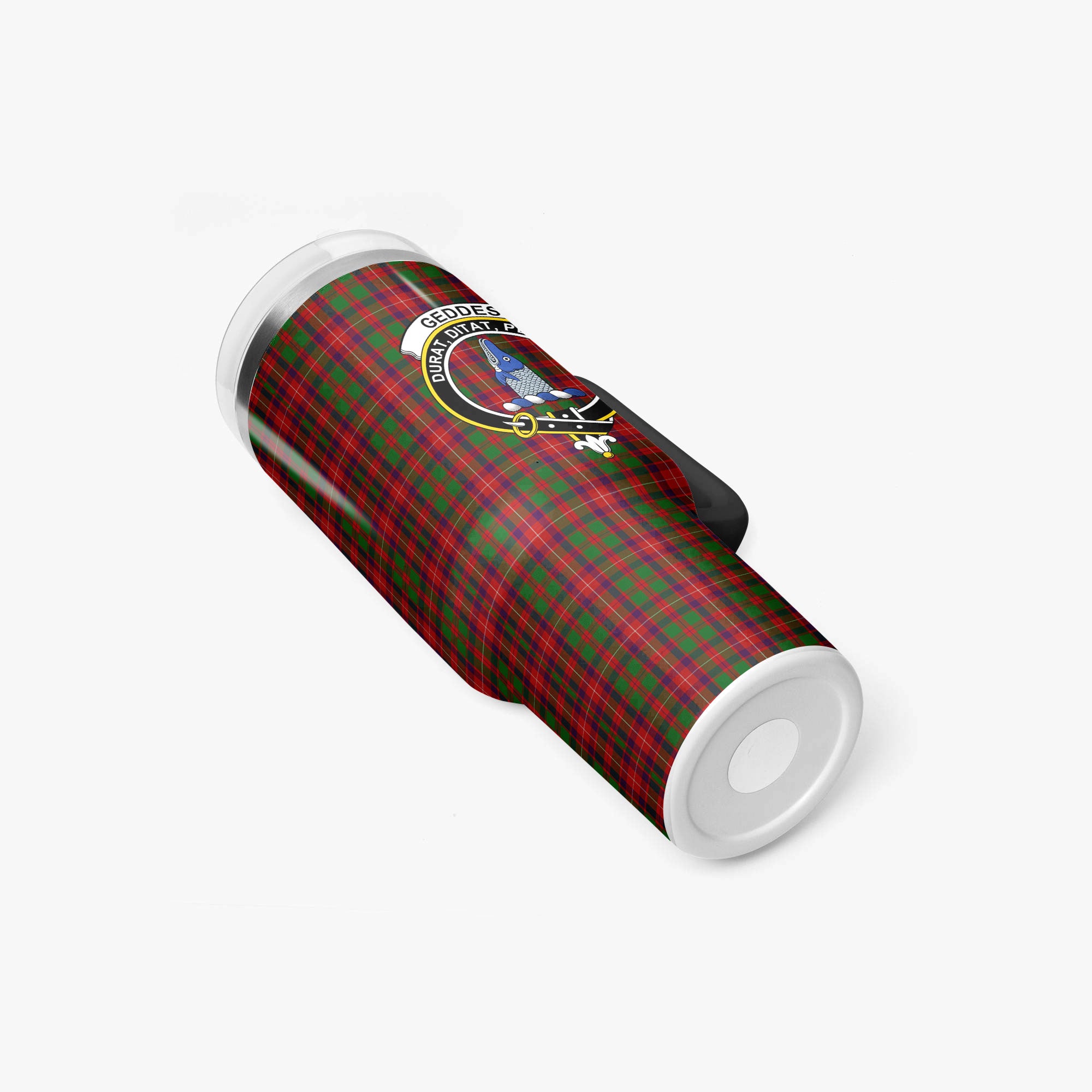 Geddes Tartan Crest 40 oz Insulated Tumbler with Handle