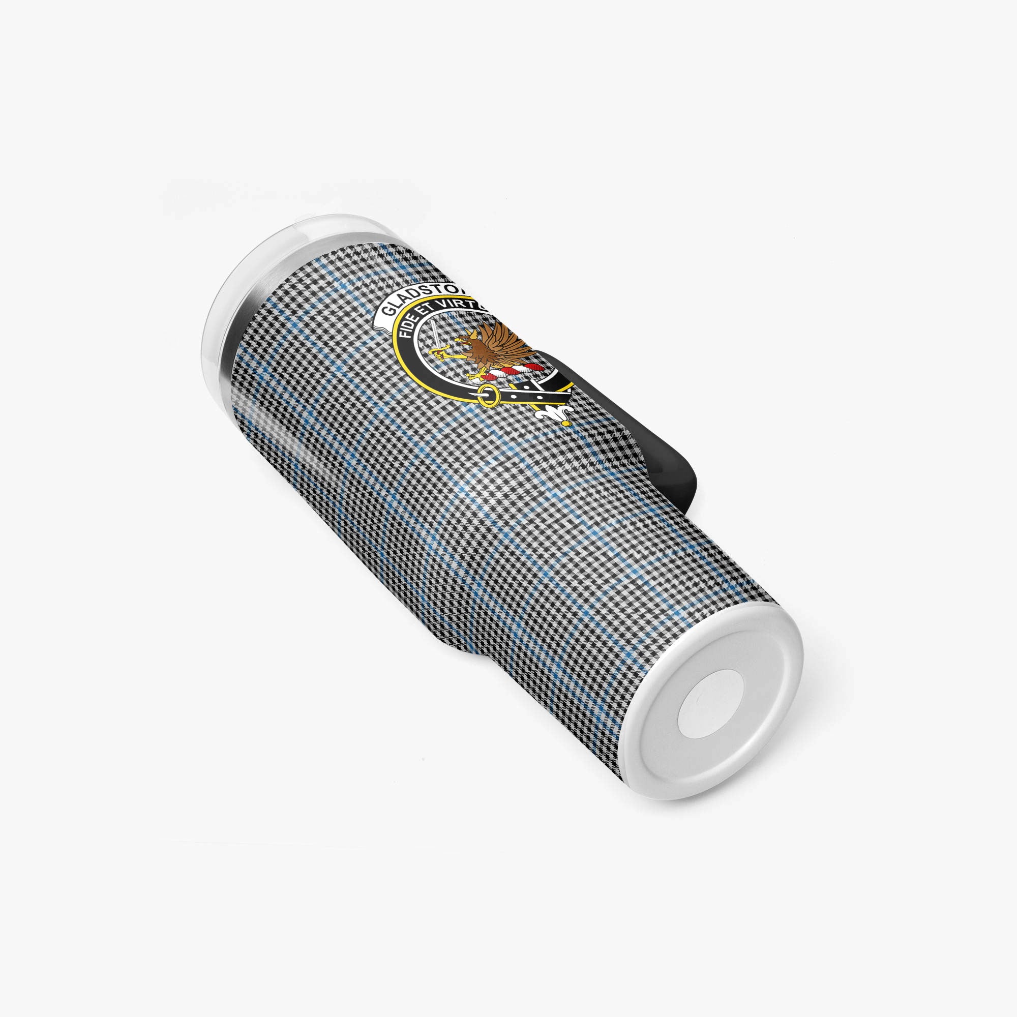 Gladstone Tartan Crest 40 oz Insulated Tumbler with Handle